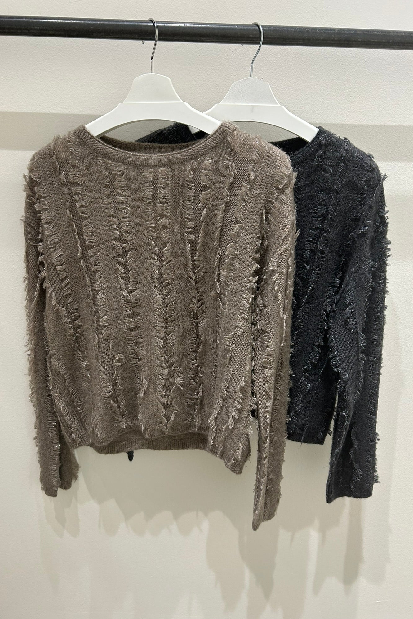 Fringed Detail Knit Top