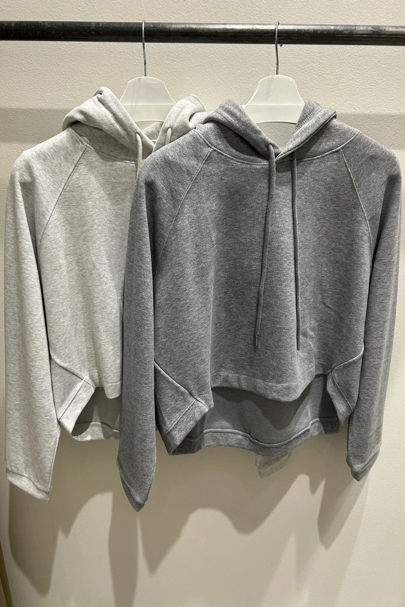 Velvet Hooded Sweatshirt
