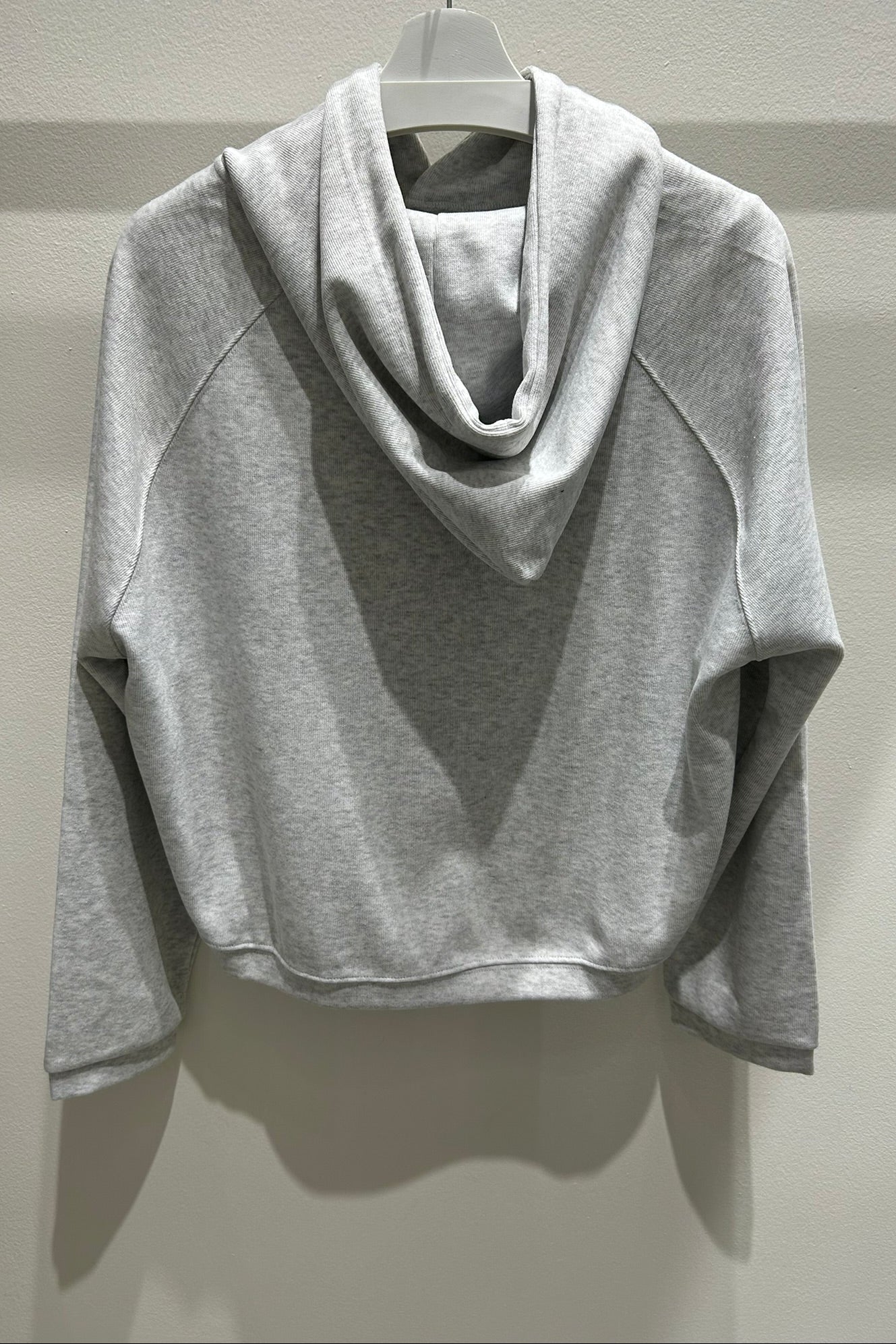 Velvet Hooded Sweatshirt