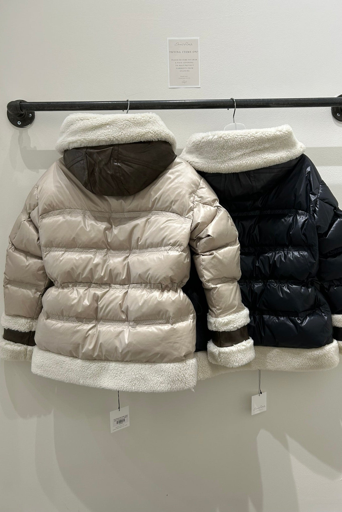Eira Sherpa Trim Puffer Jacket