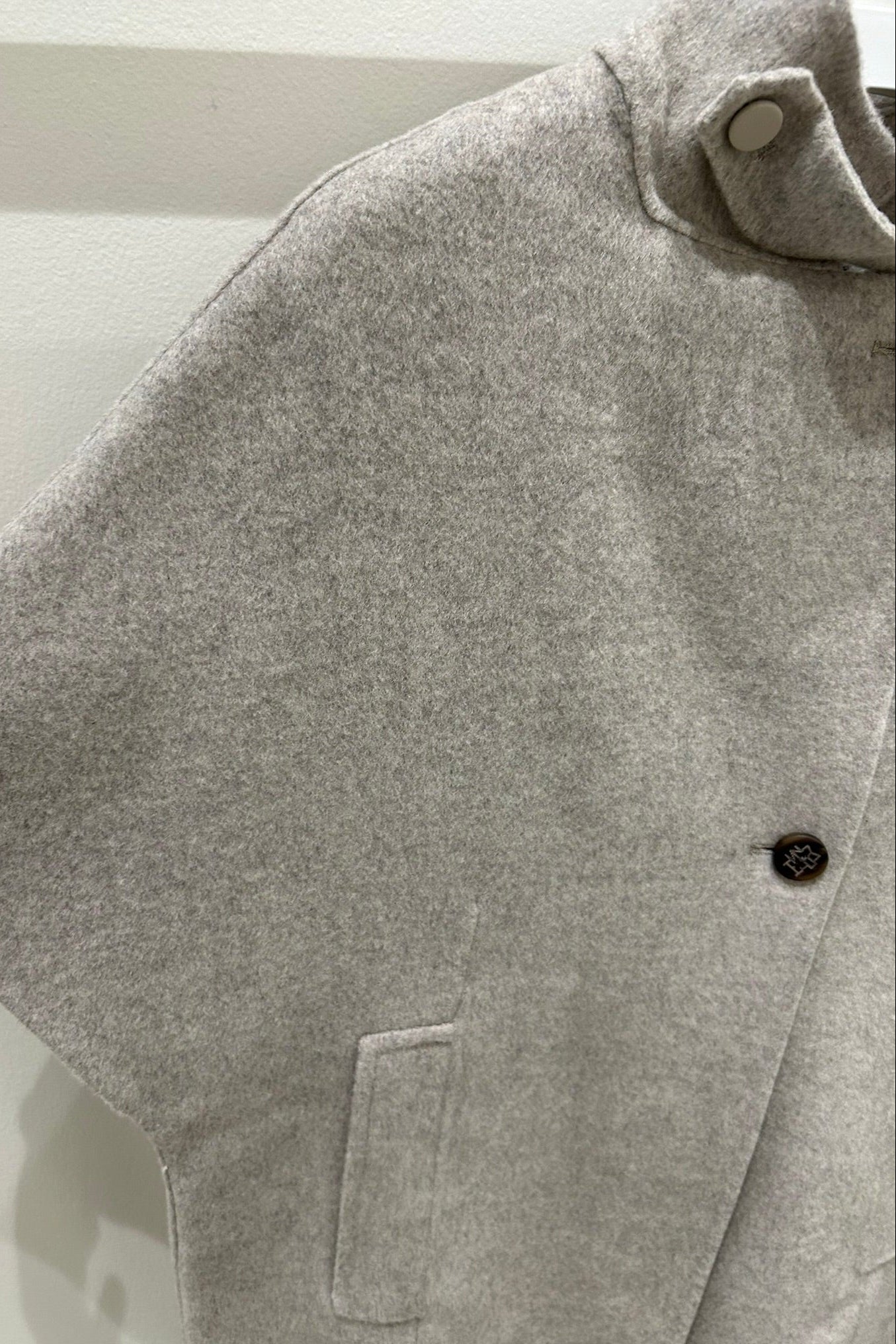 Nora Cashmere Half Sleeve Coat