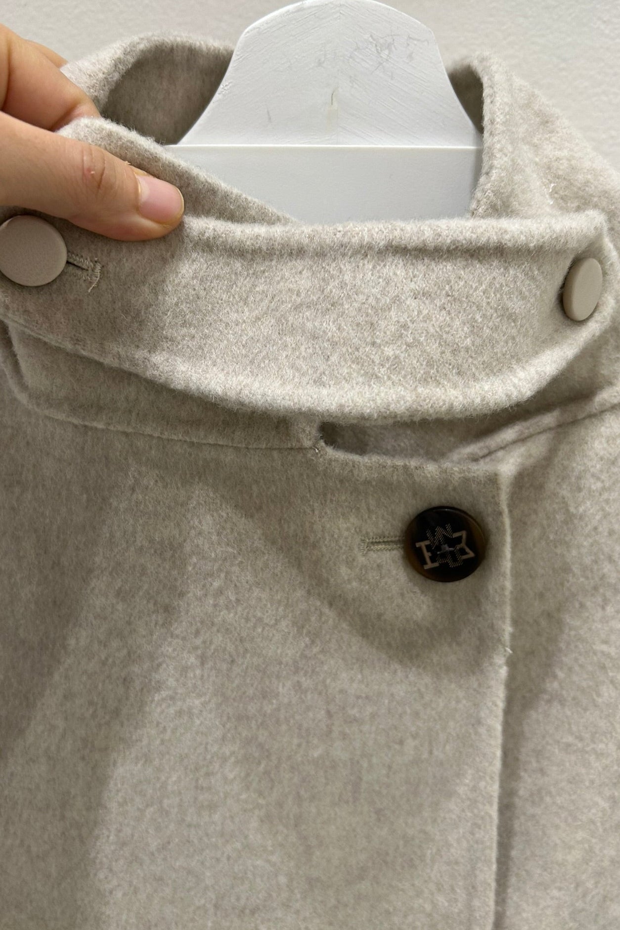 Nora Cashmere Half Sleeve Coat