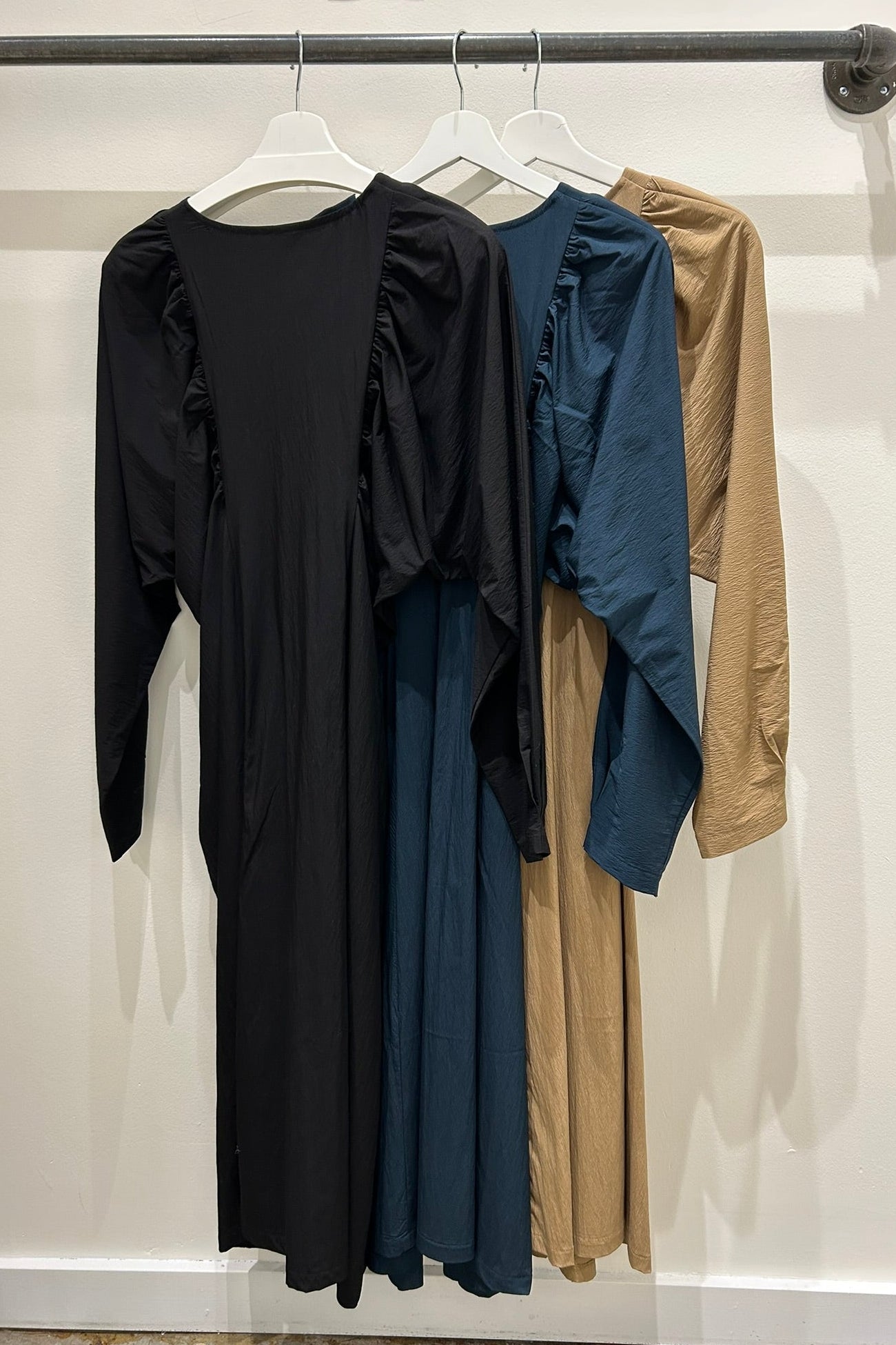 Dolman Long Sleeve Midi Dress