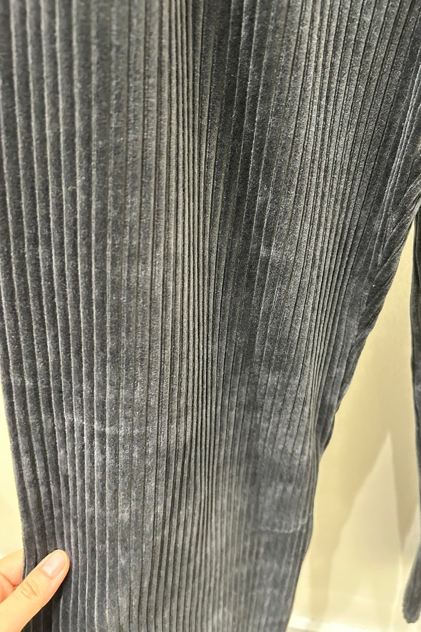 Thick Ribbed Corduroy Wide Leg Pants