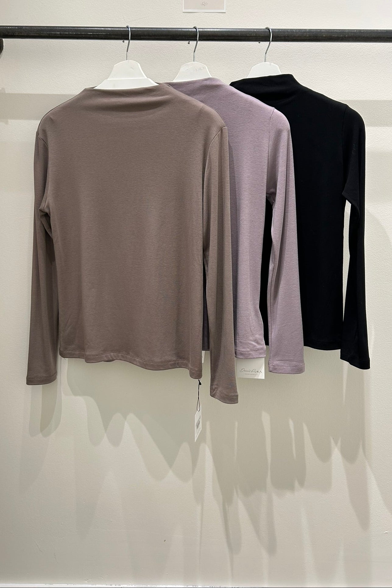 Sage Mockneck Fleece Lined T-Shirt