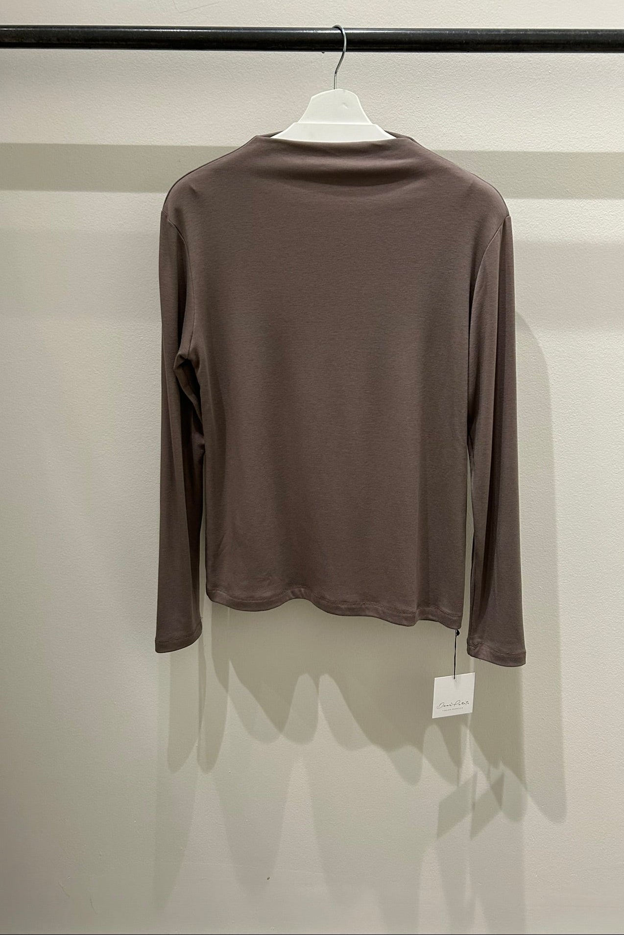 Sage Mockneck Fleece Lined T-Shirt