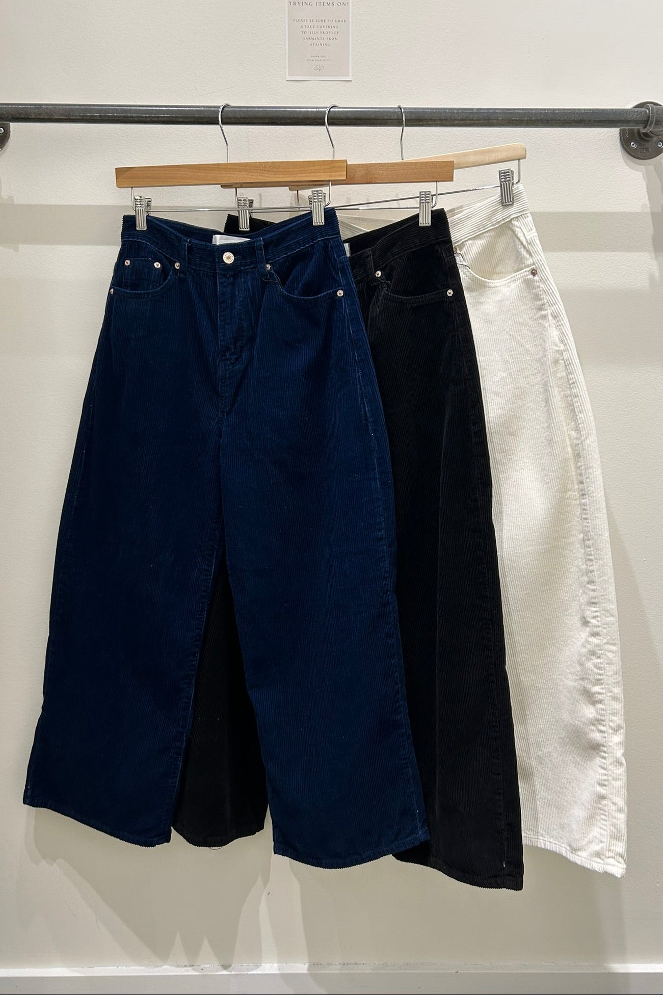 Corduroy Wide Leg Pants