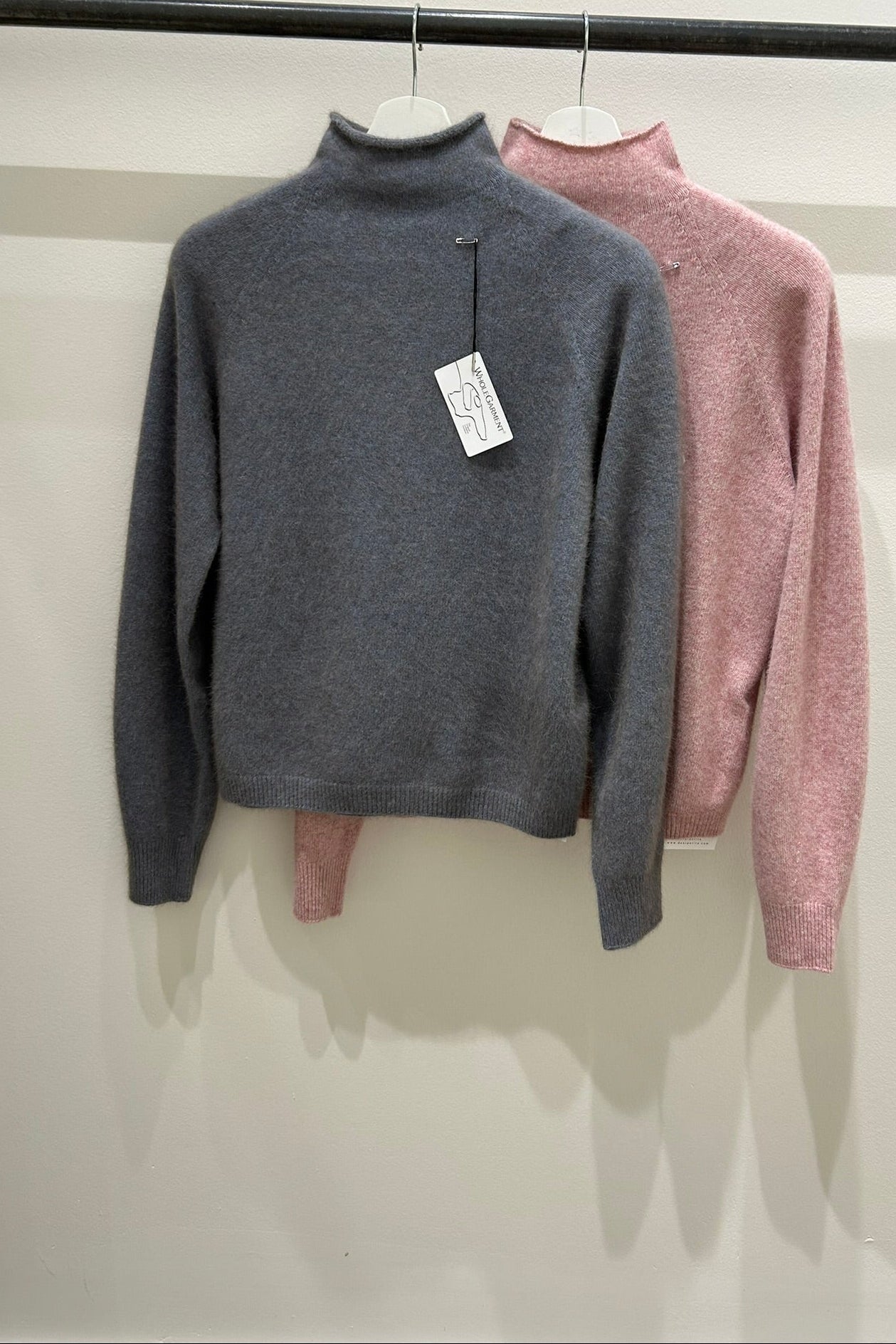 Brushed Mock Neck Sweater