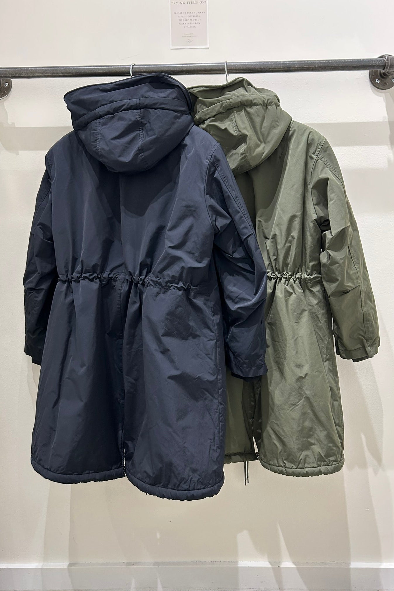 Sherpa Lined Utility Midi Jacket