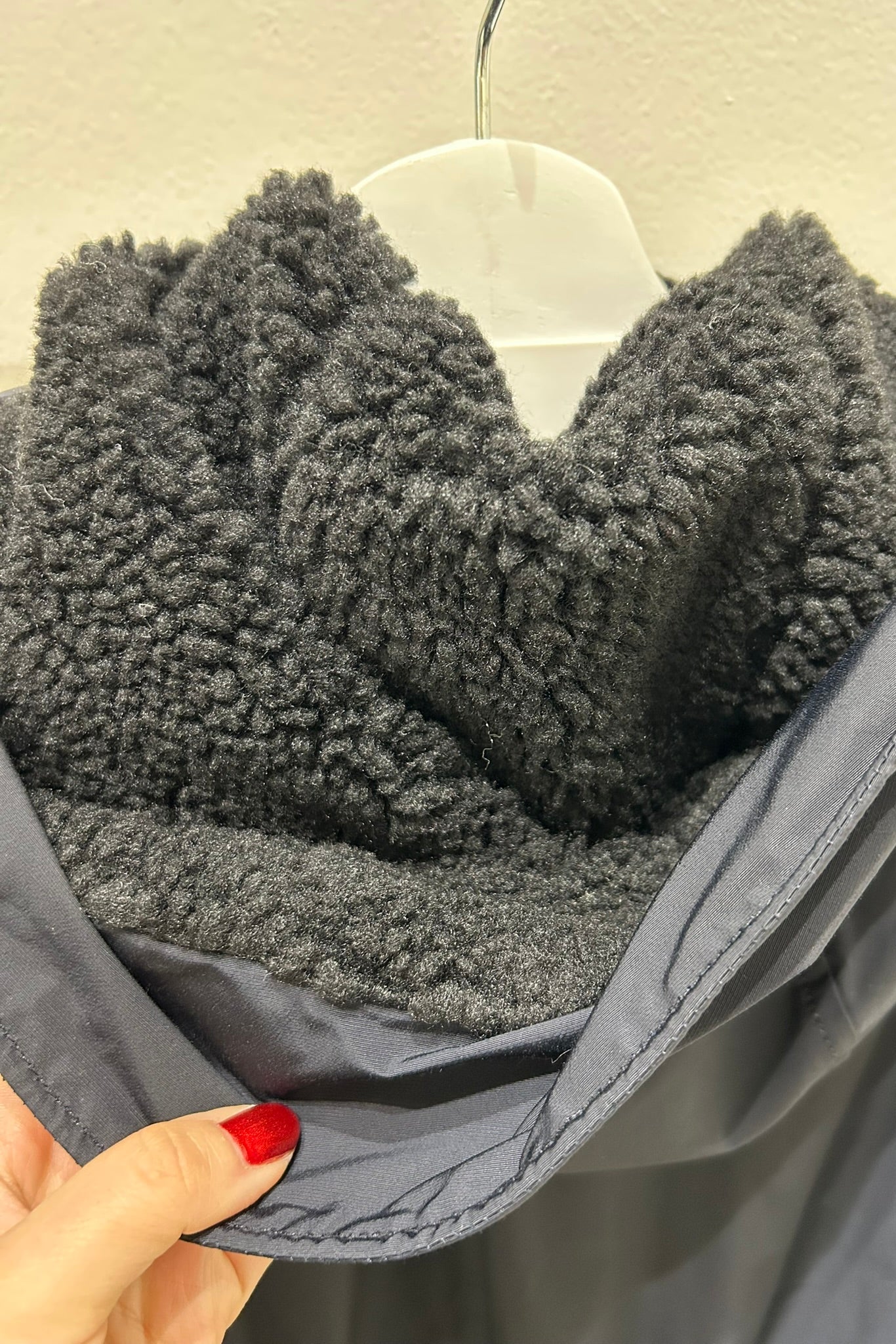 Sherpa Lined Utility Midi Jacket