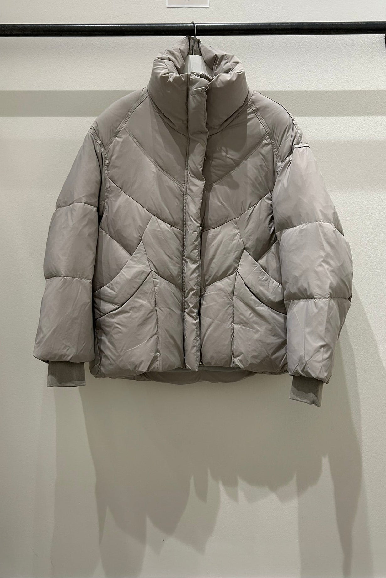 Balloon Sleeve Short Puffer Jacket