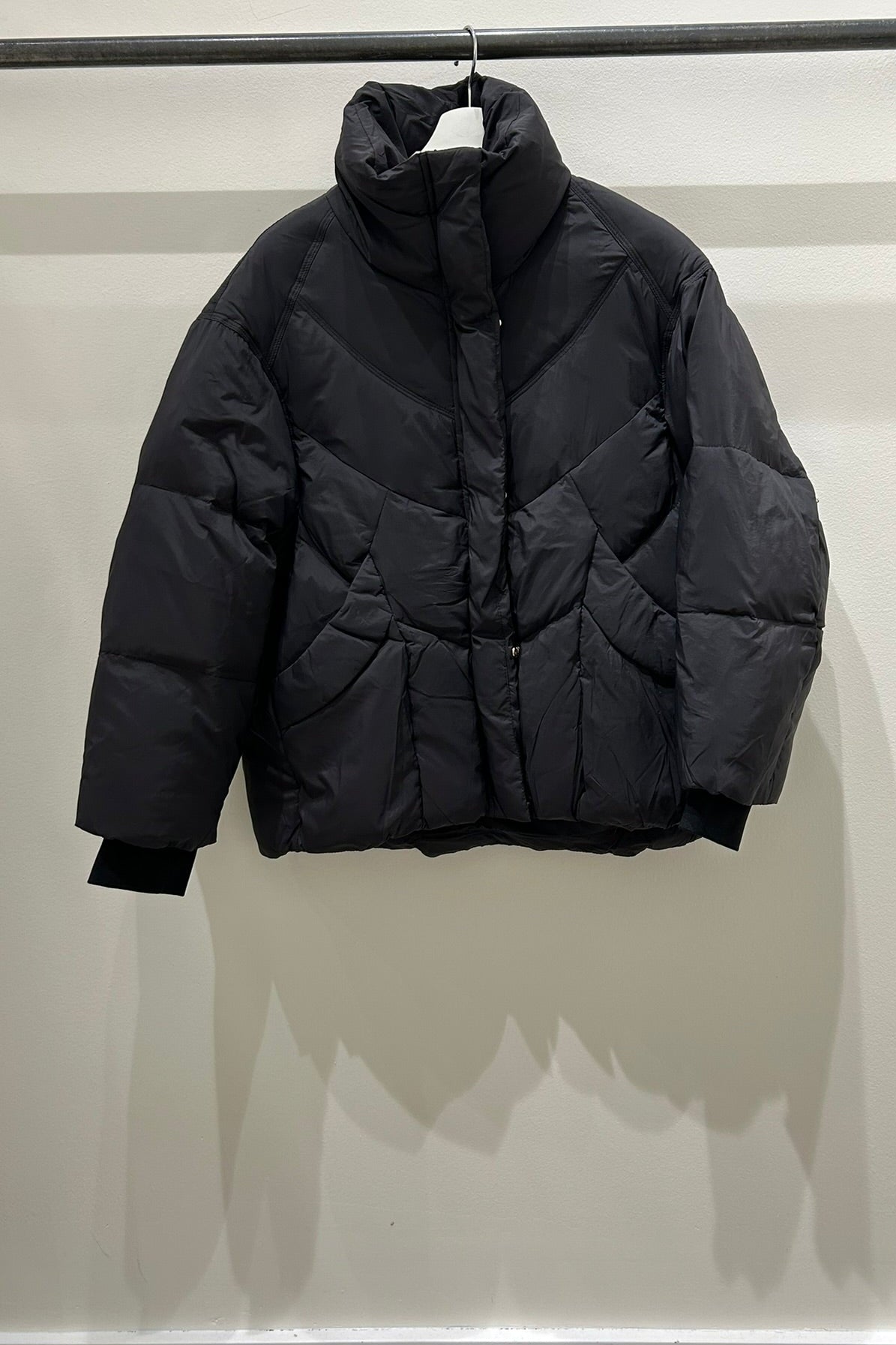 Balloon Sleeve Short Puffer Jacket