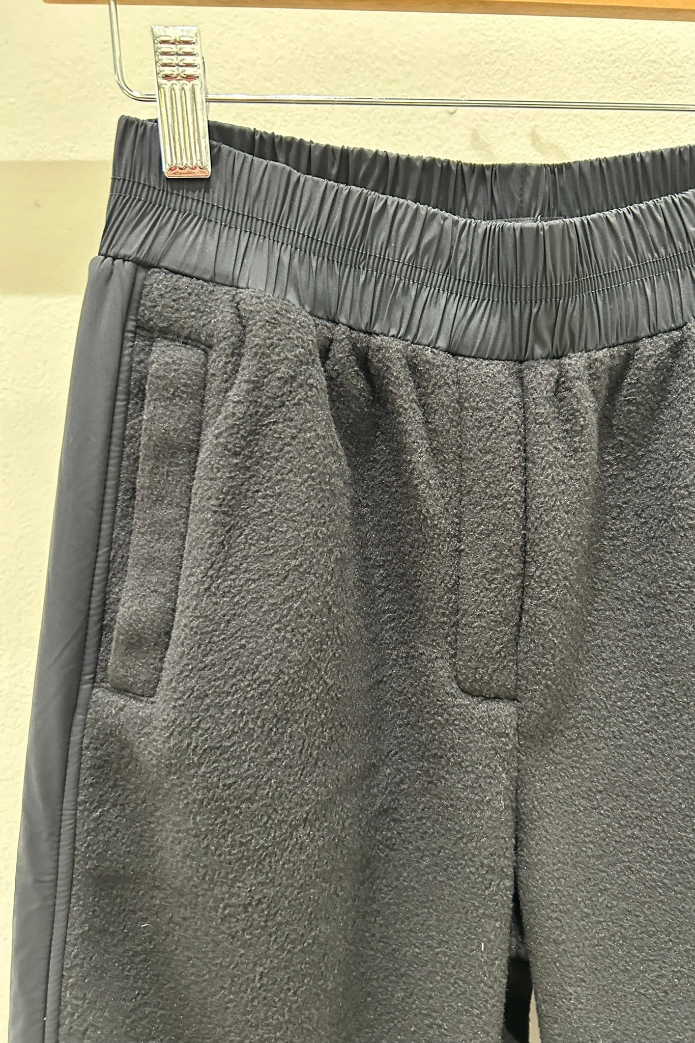 Mixed Media Fleece Pants