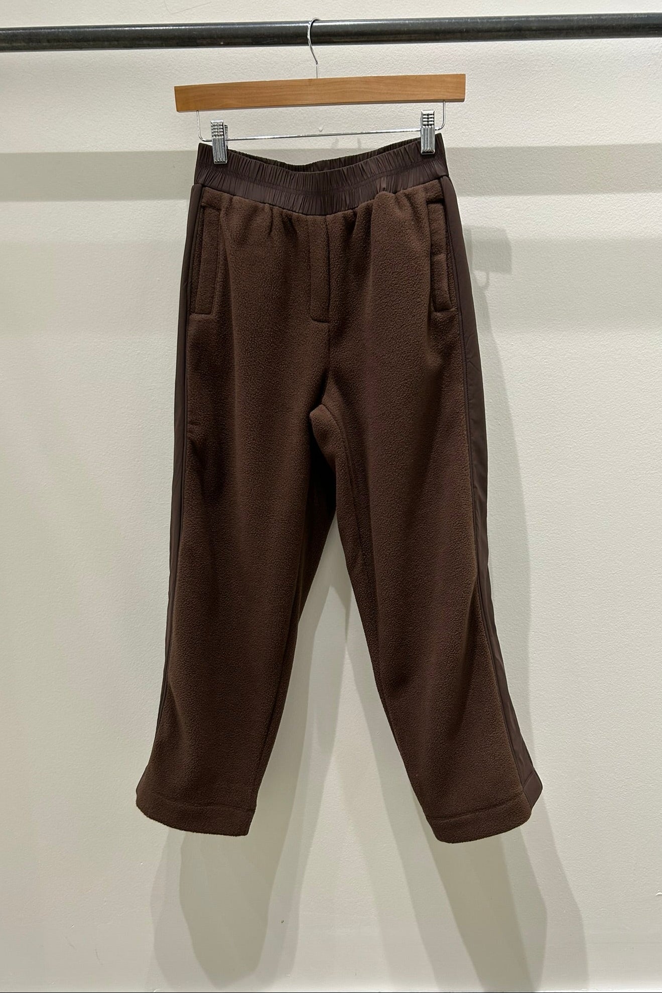 Mixed Media Fleece Pants