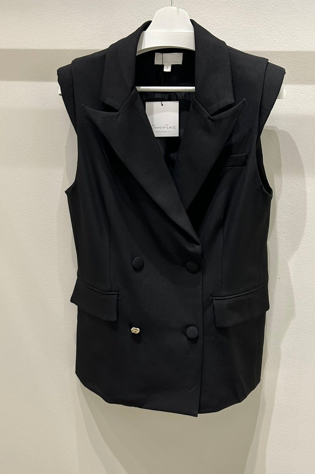 Double-Breasted Tailored Vest