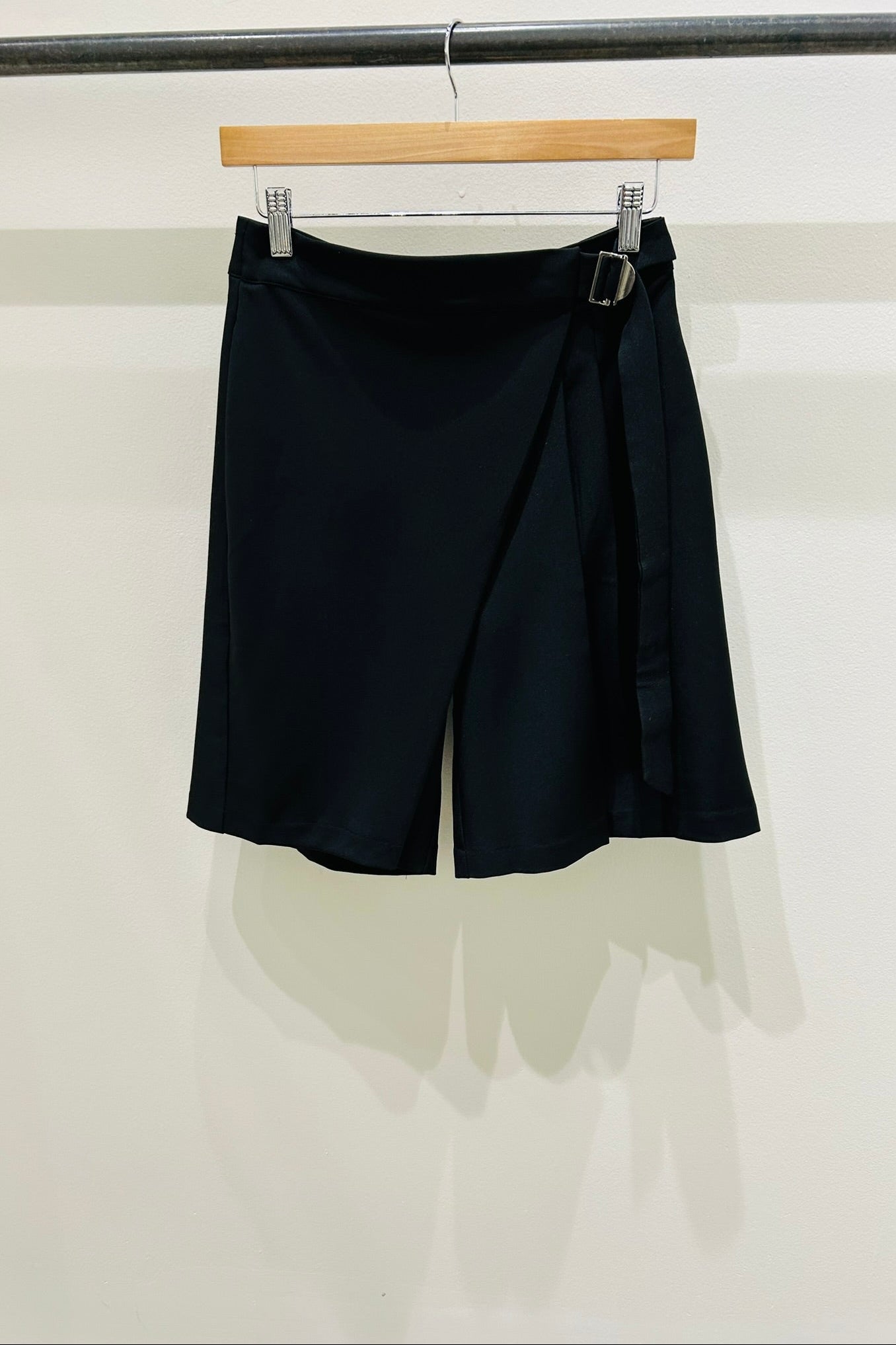 Belted Wrap Shorts