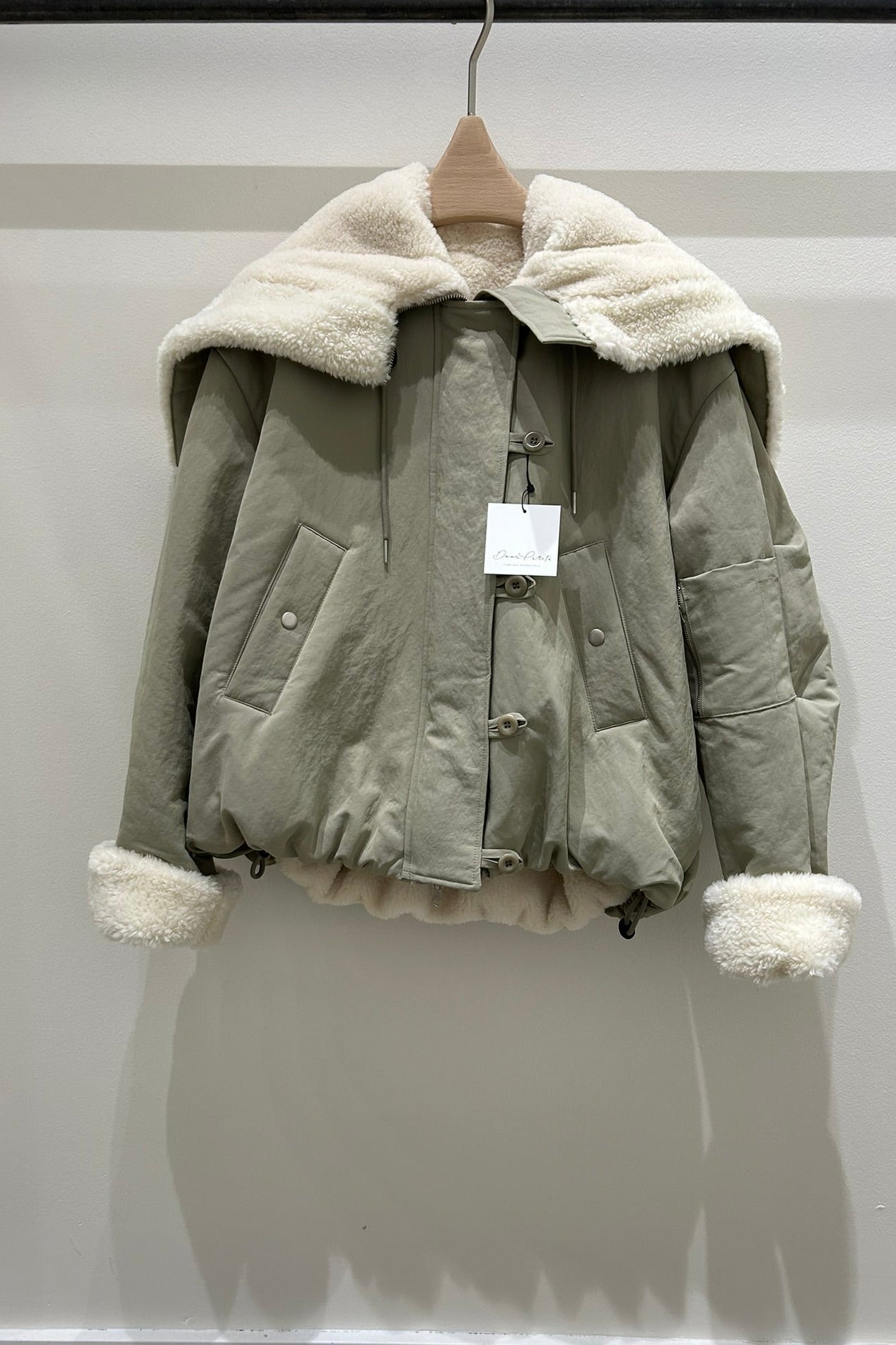 Sherpa Trimmed Puffer Jacket