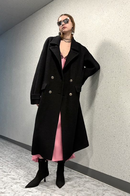 Wool Plush Cloud Coat