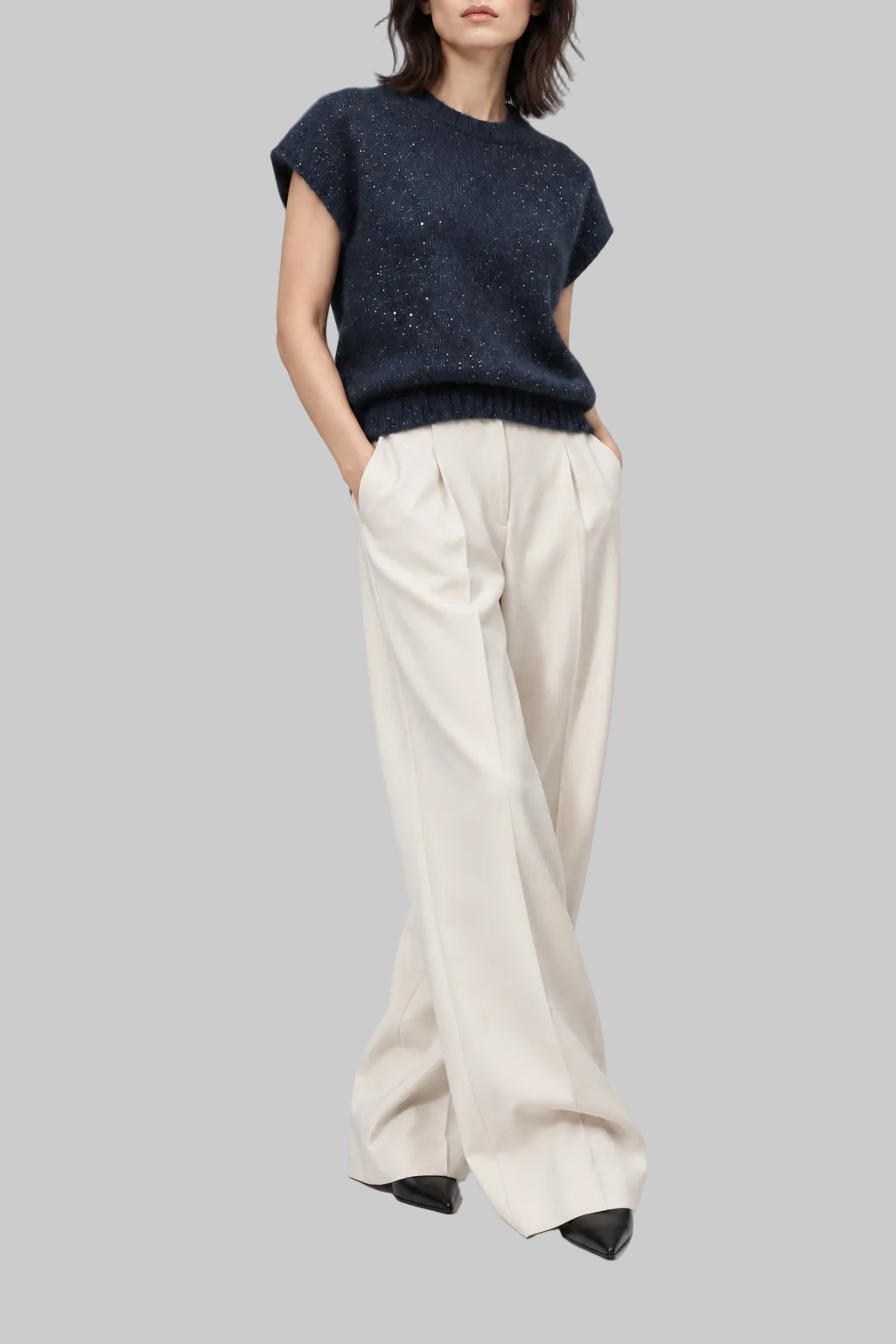 Twinkle Cap Sleeve Sweater