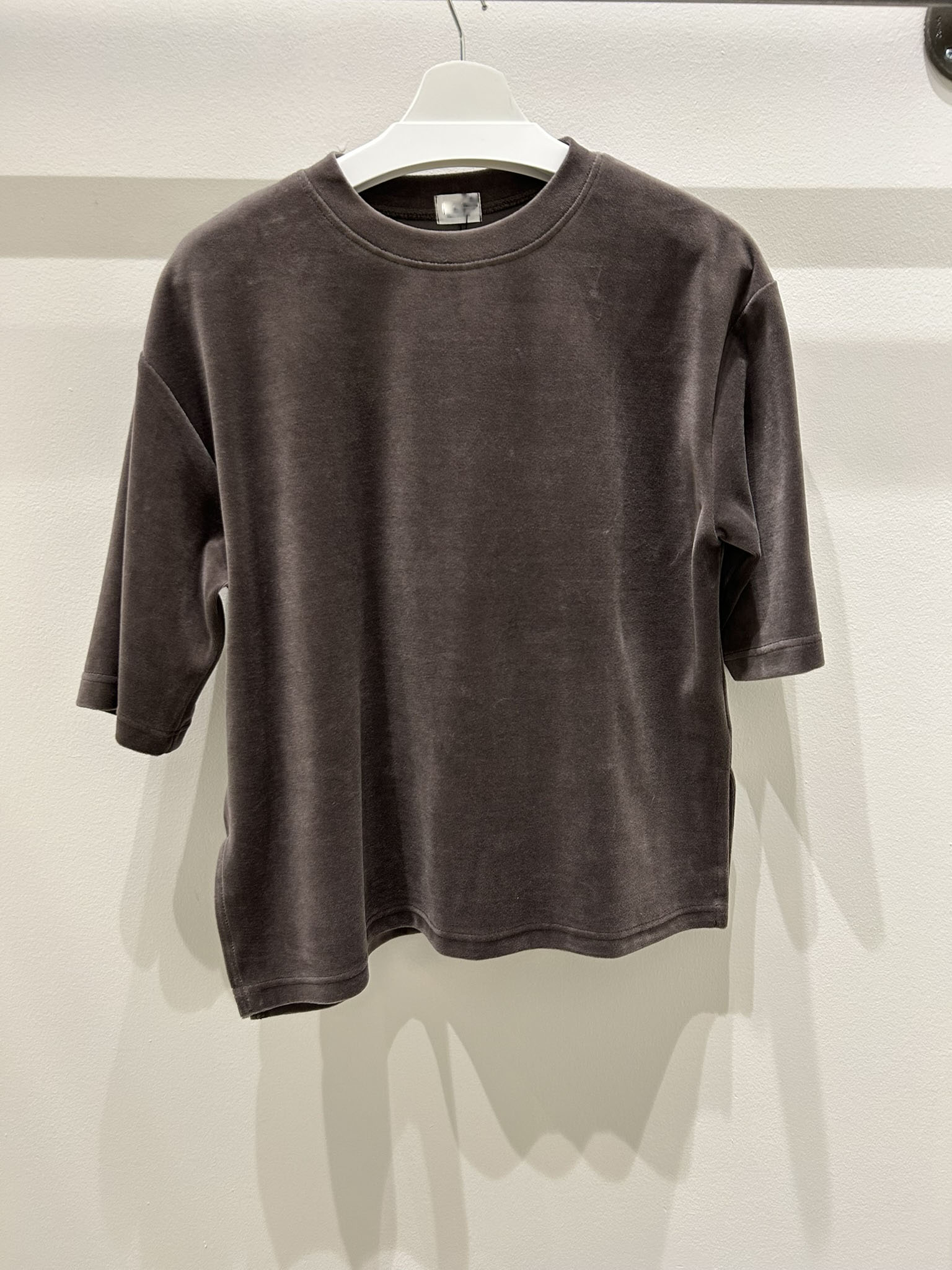 Mia Velour Boxy T-Shirt