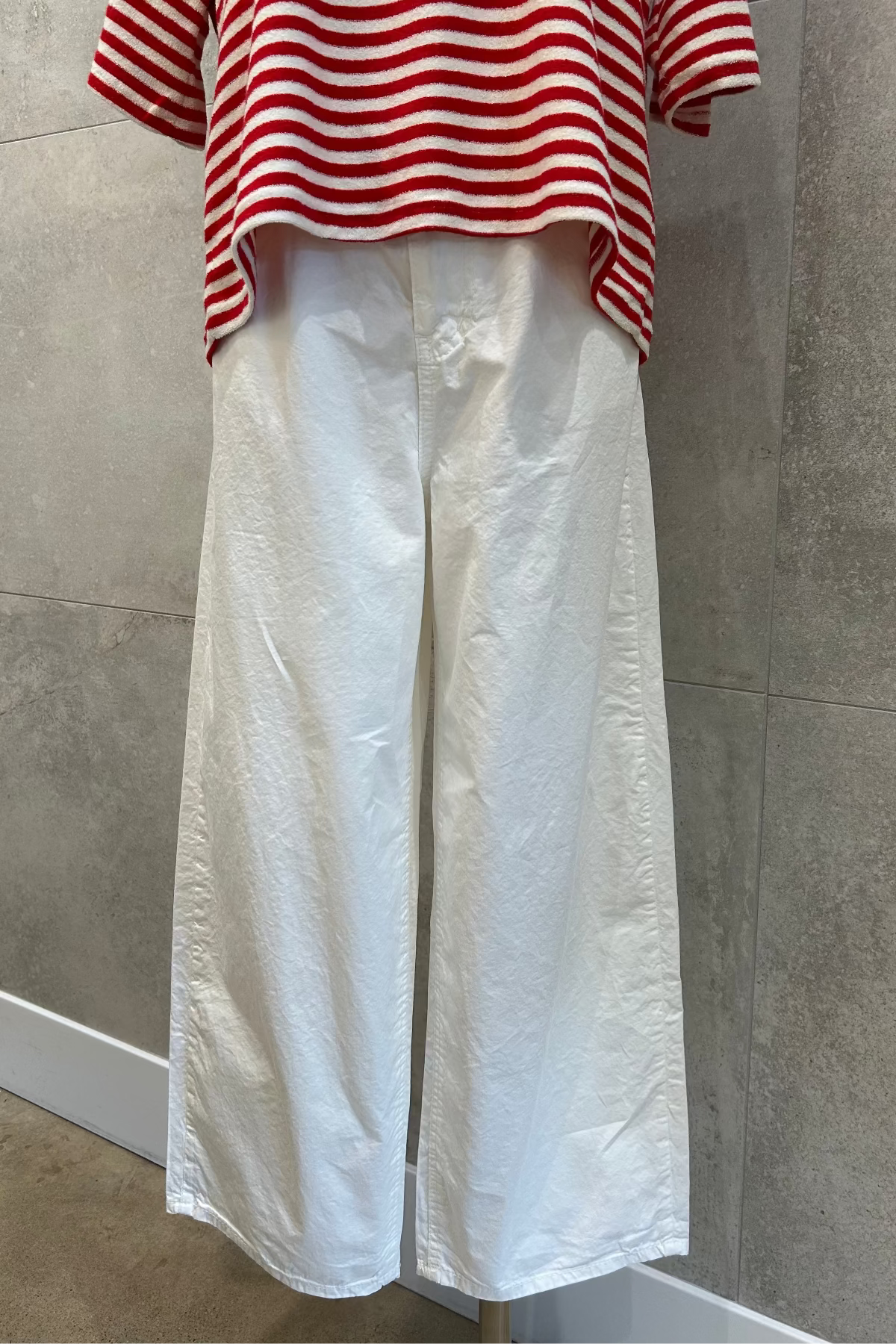 Milo Airy Cotton Barrel Pants