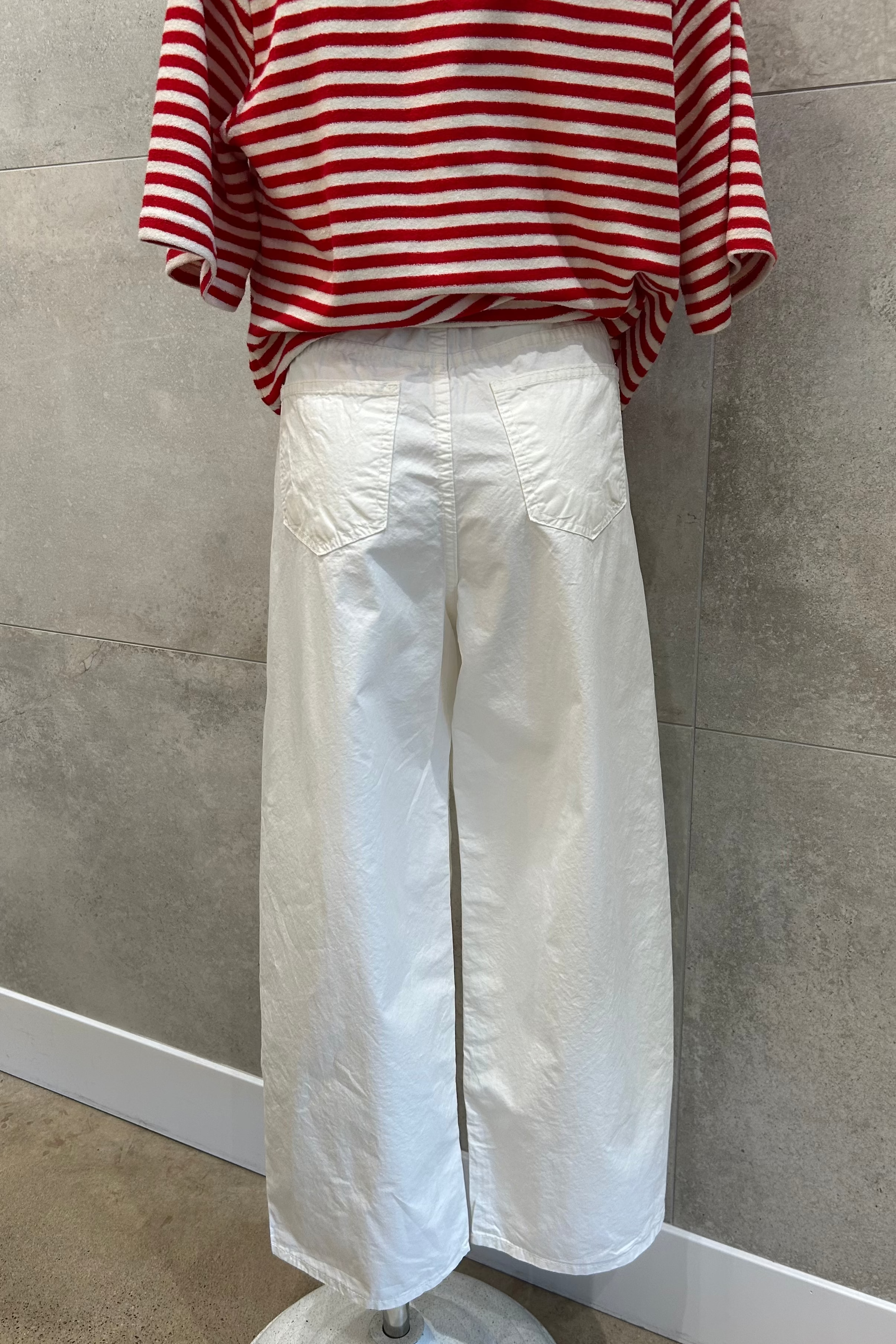 Milo Airy Cotton Barrel Pants