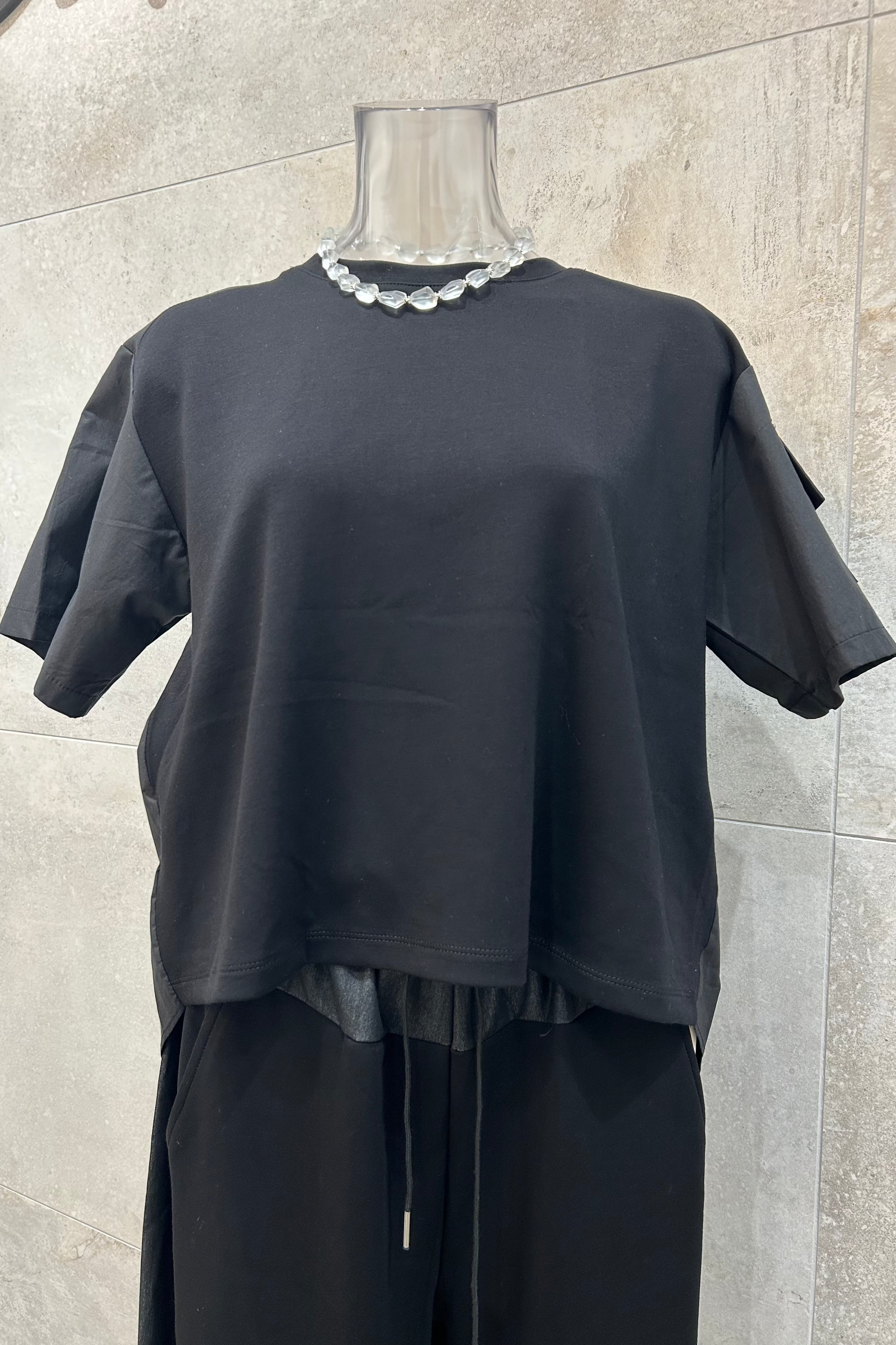 Shua Back Pleated T-Shirt