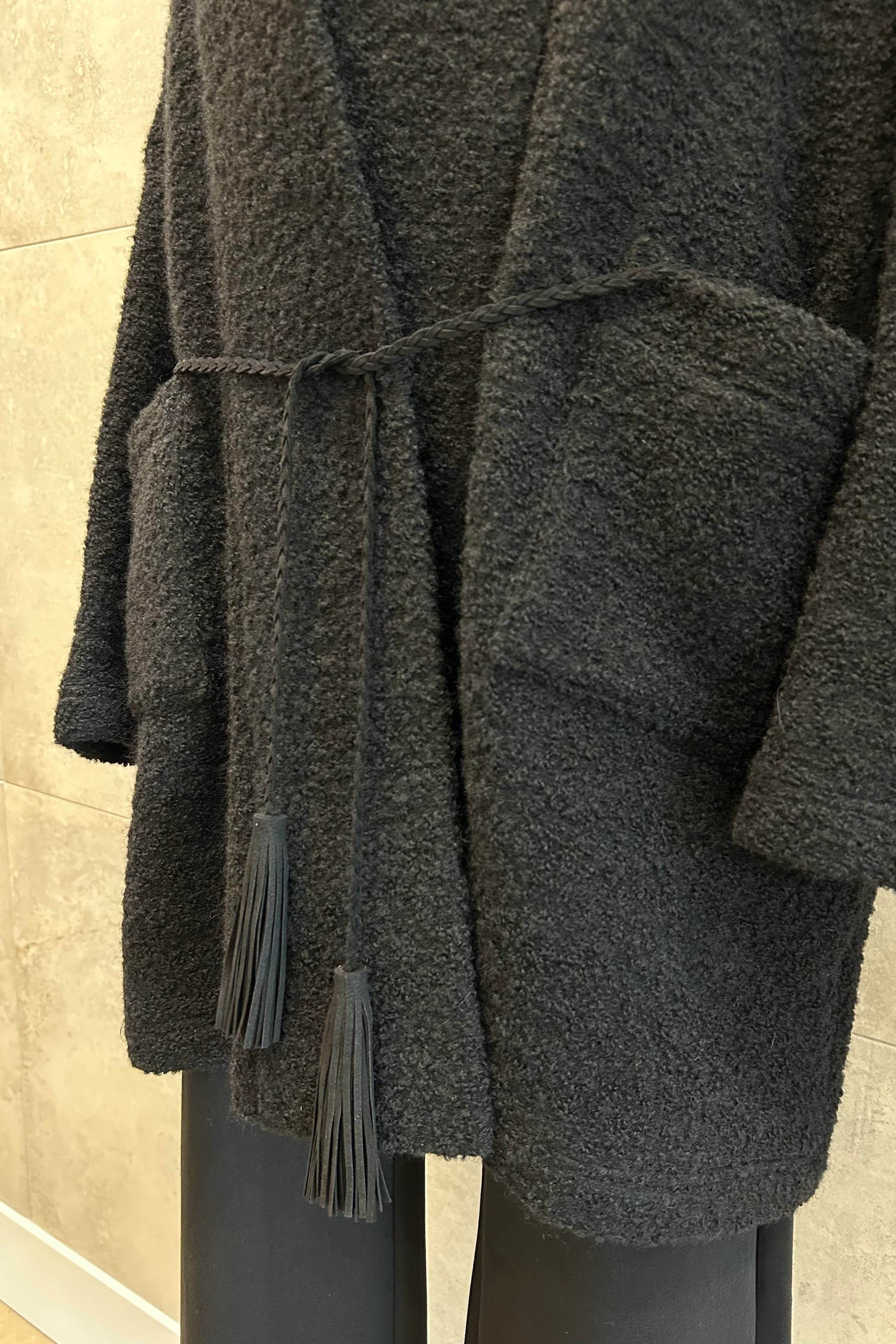 Boucle Wool Midi Jacket