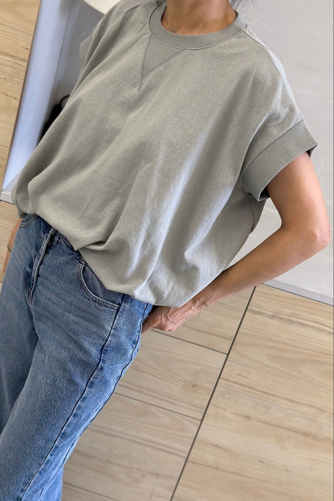 Laila Bubble Hem T-Shirt