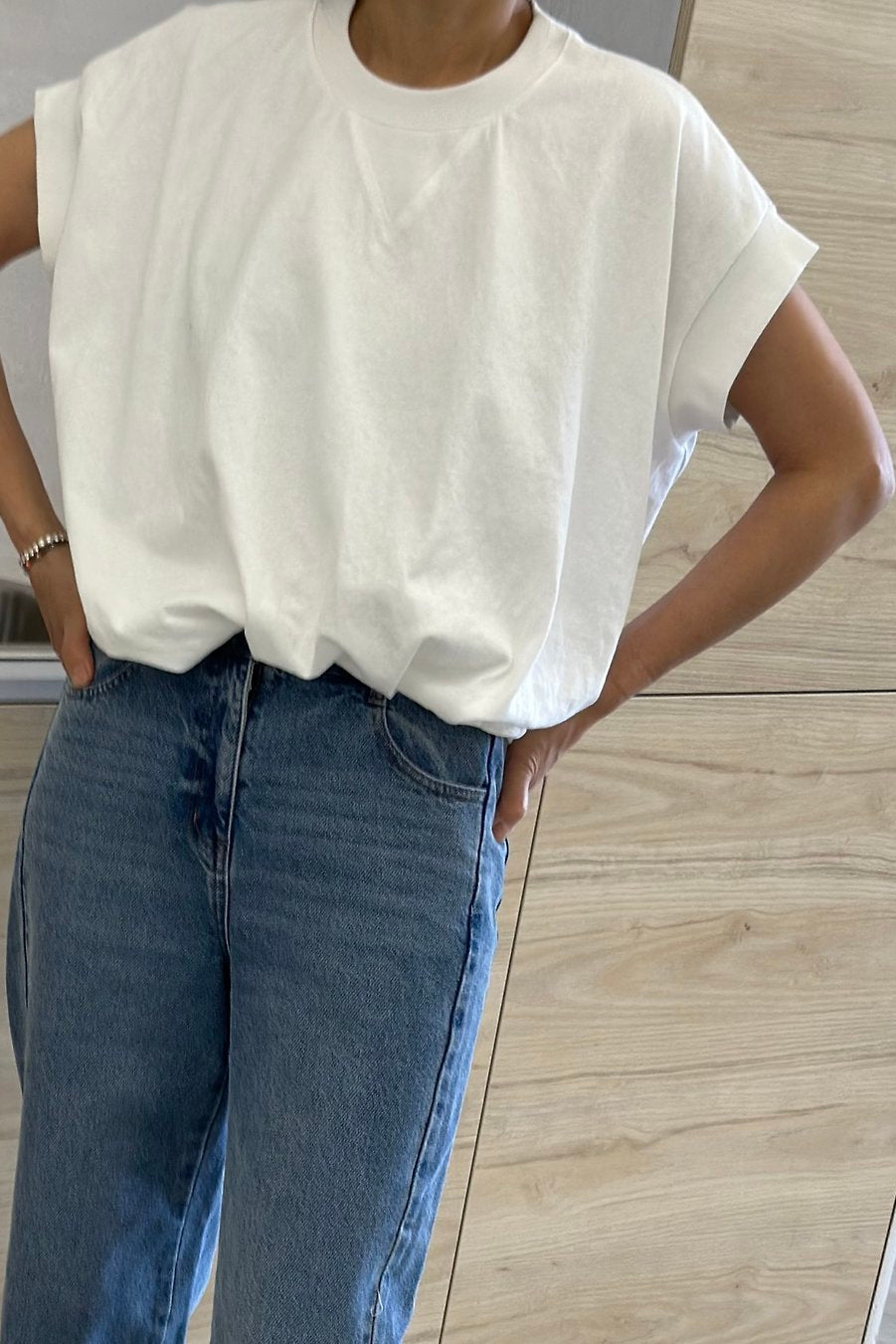 Laila Bubble Hem T-Shirt