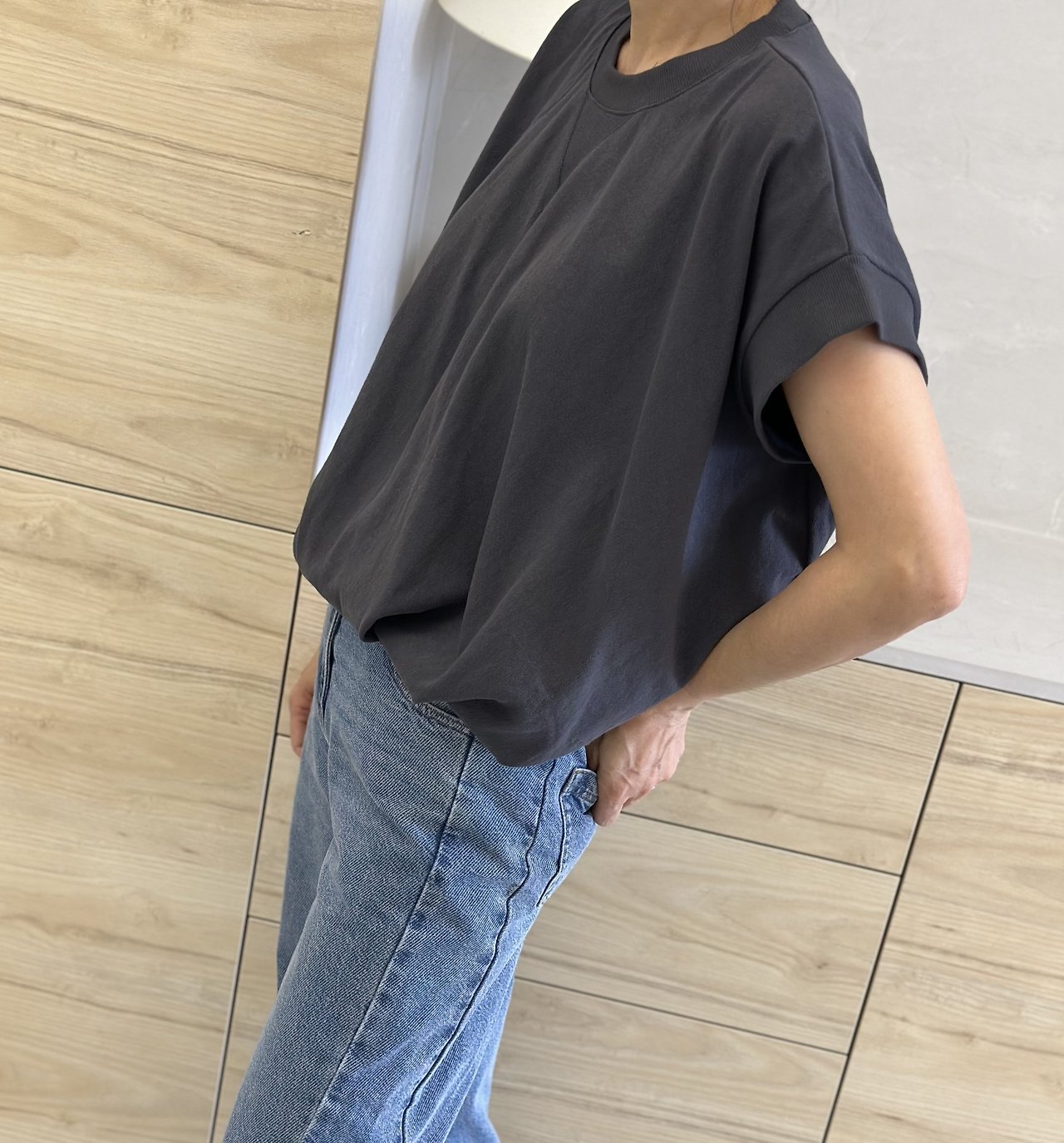 Laila Bubble Hem T-Shirt