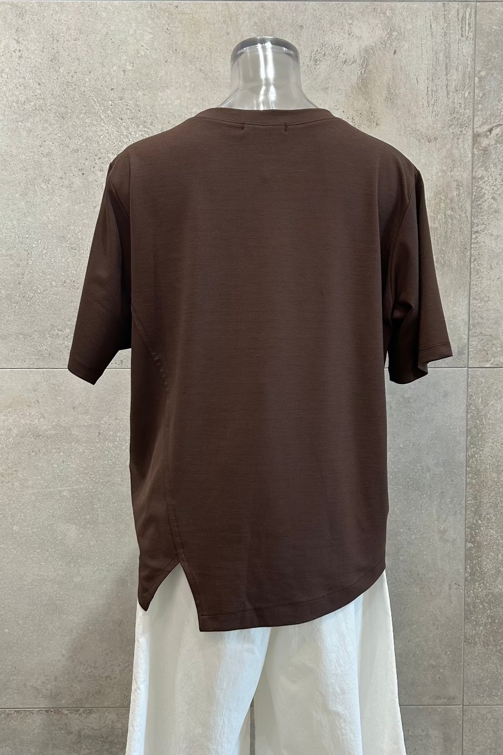 Button Drape T-Shirt