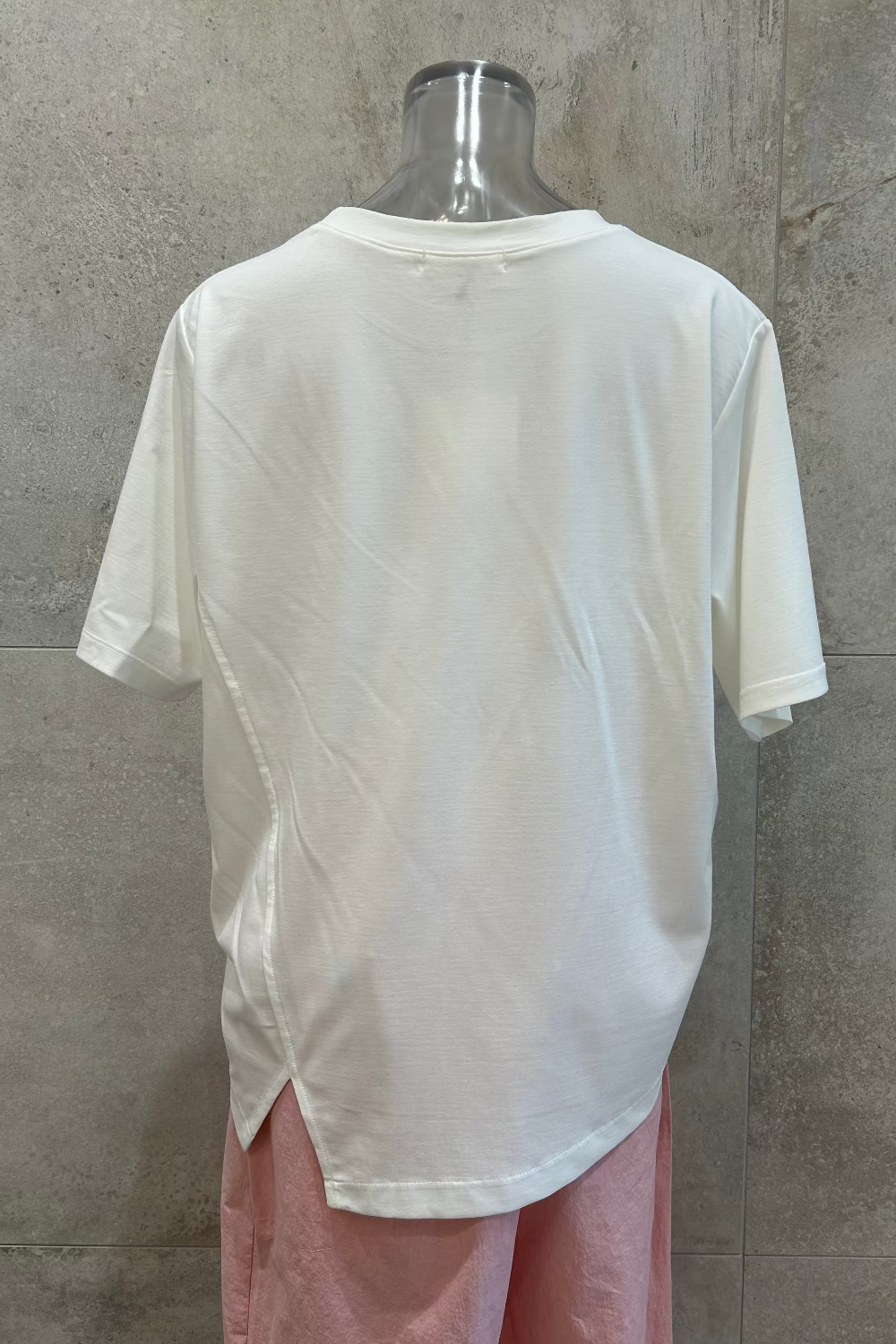 Button Drape T-Shirt