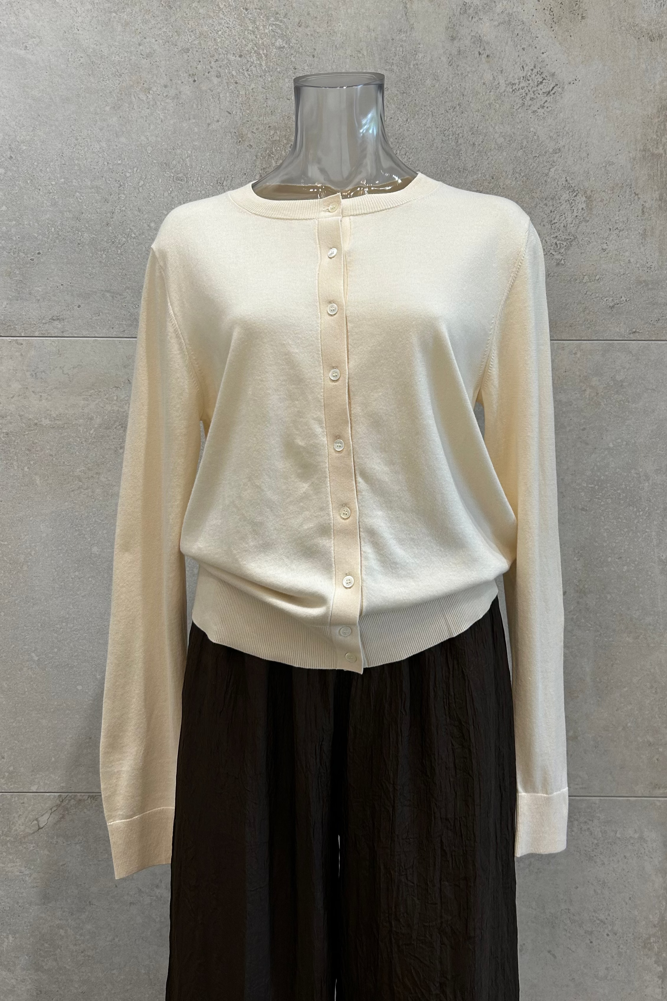 Suvin Cotton Long Sleeve Cardigan