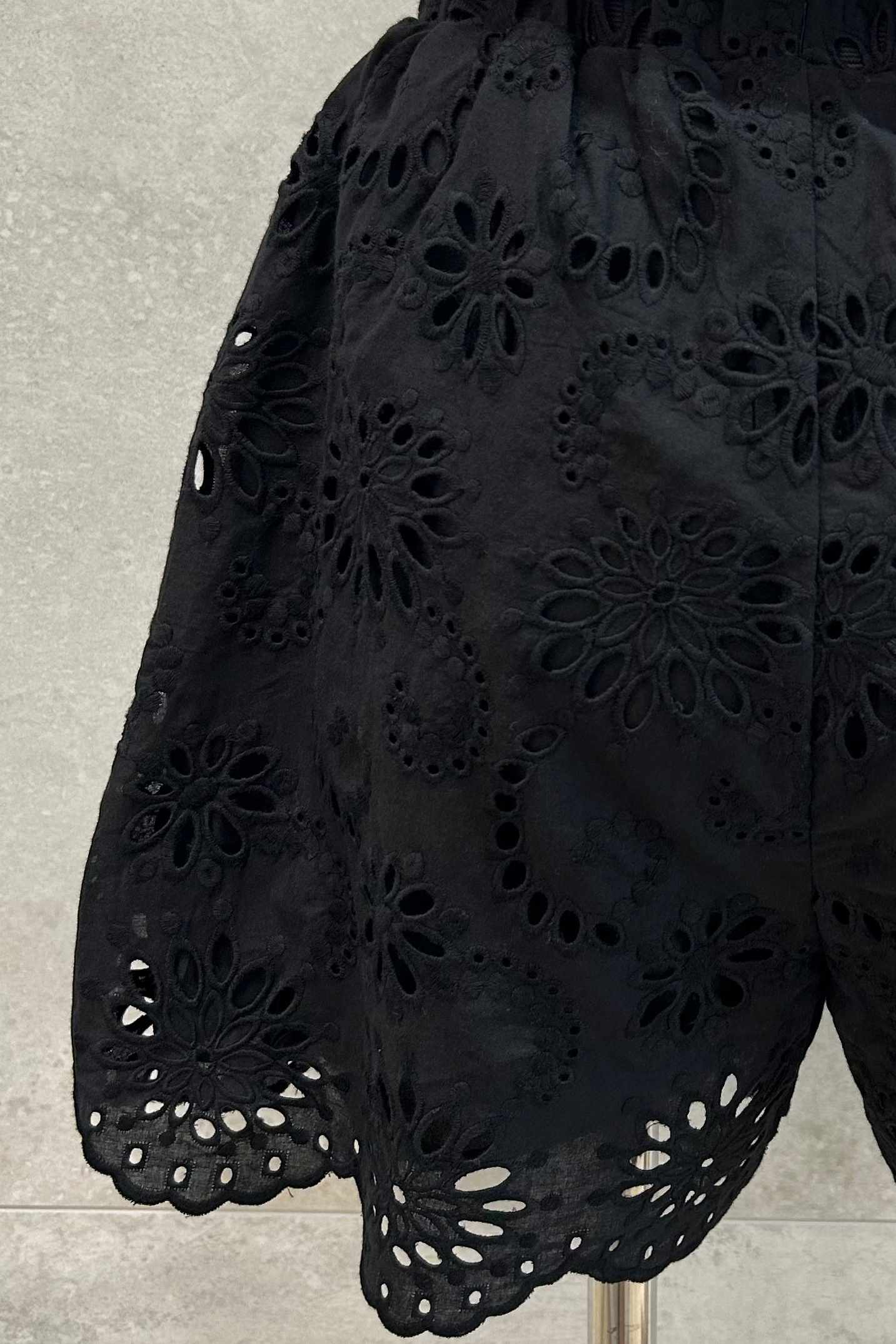 Eyelet Lace Pull On Shorts