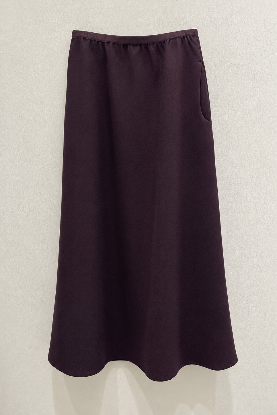 Flannel Pull On A- line Skirt