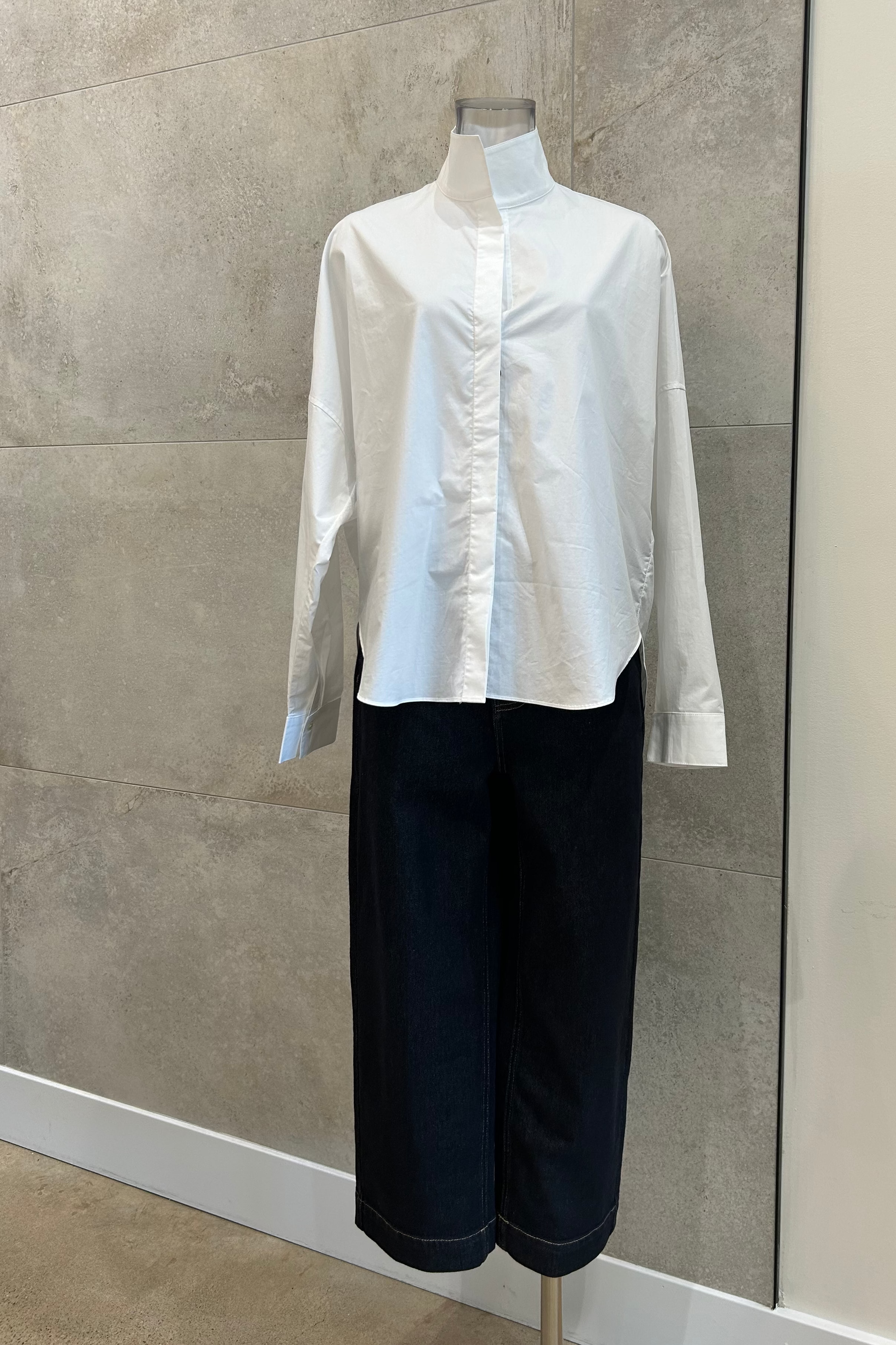 Jia Stand Collar Shirt