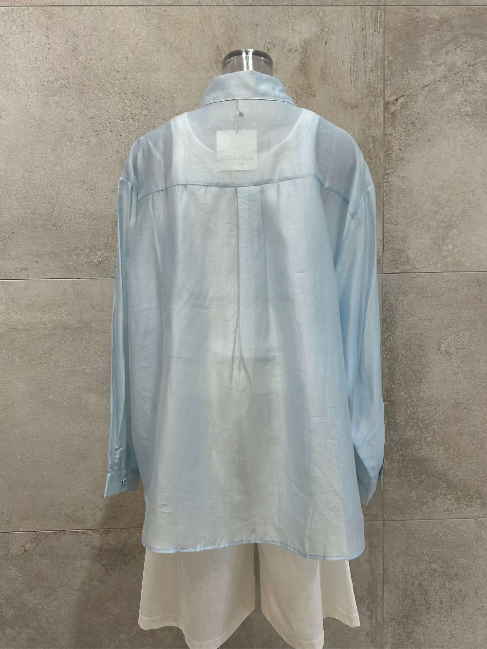 Lace Trim Button Down Shirt