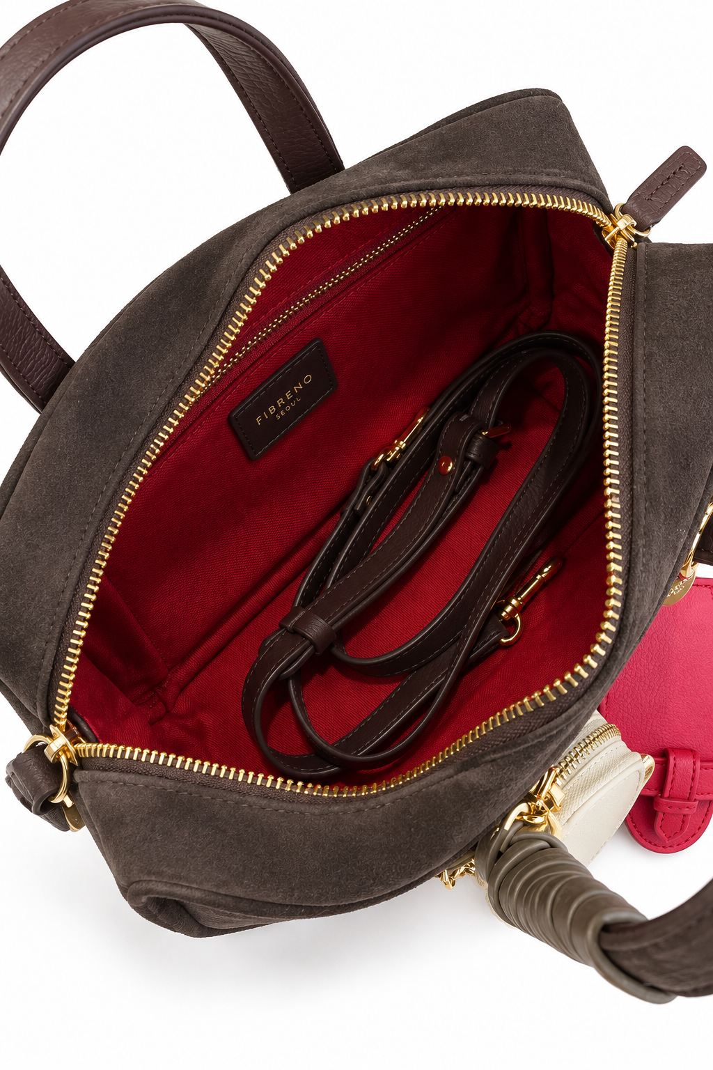 Mini Baguette Bag Suede