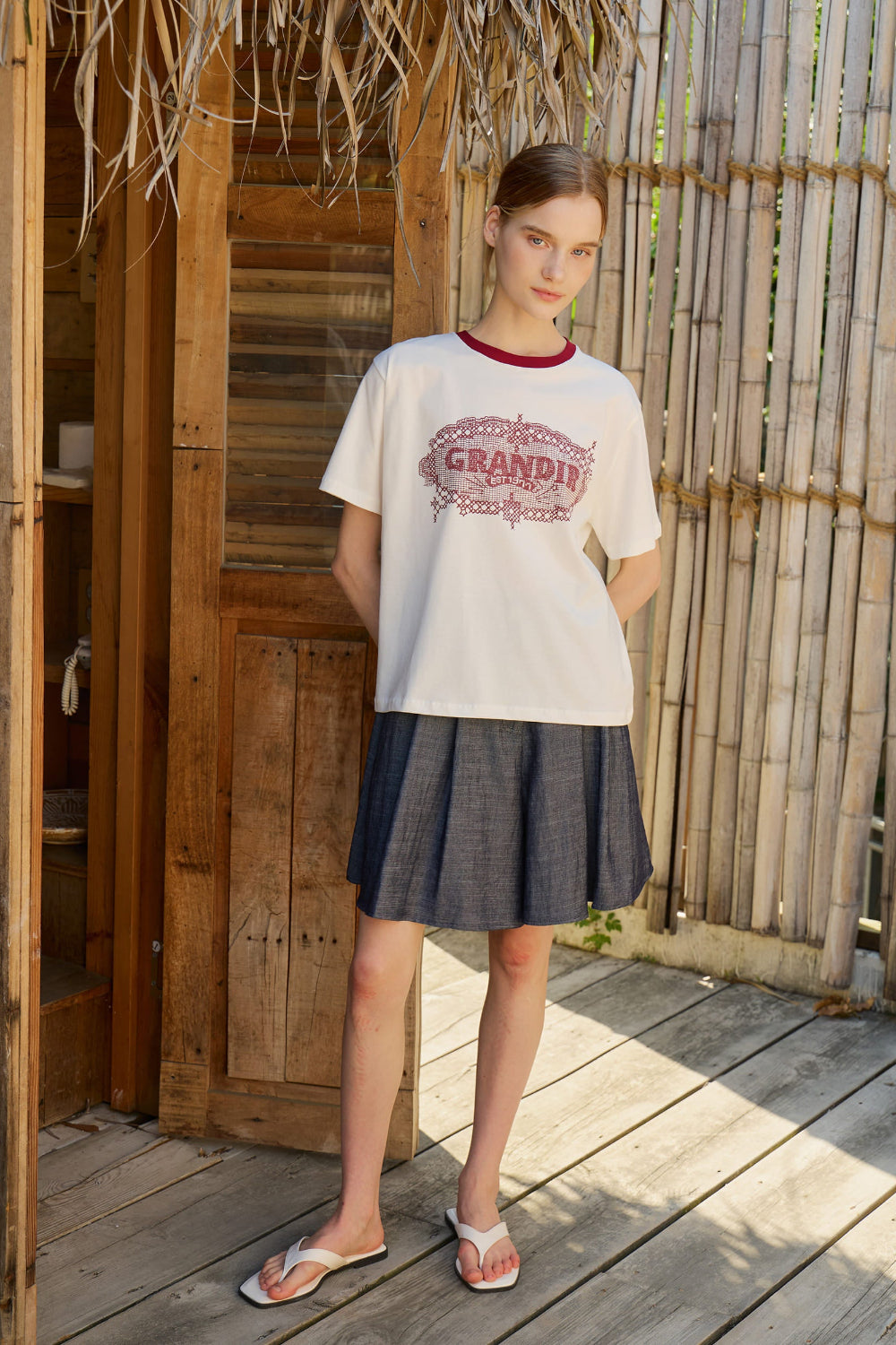 Pleated Flare Shorts