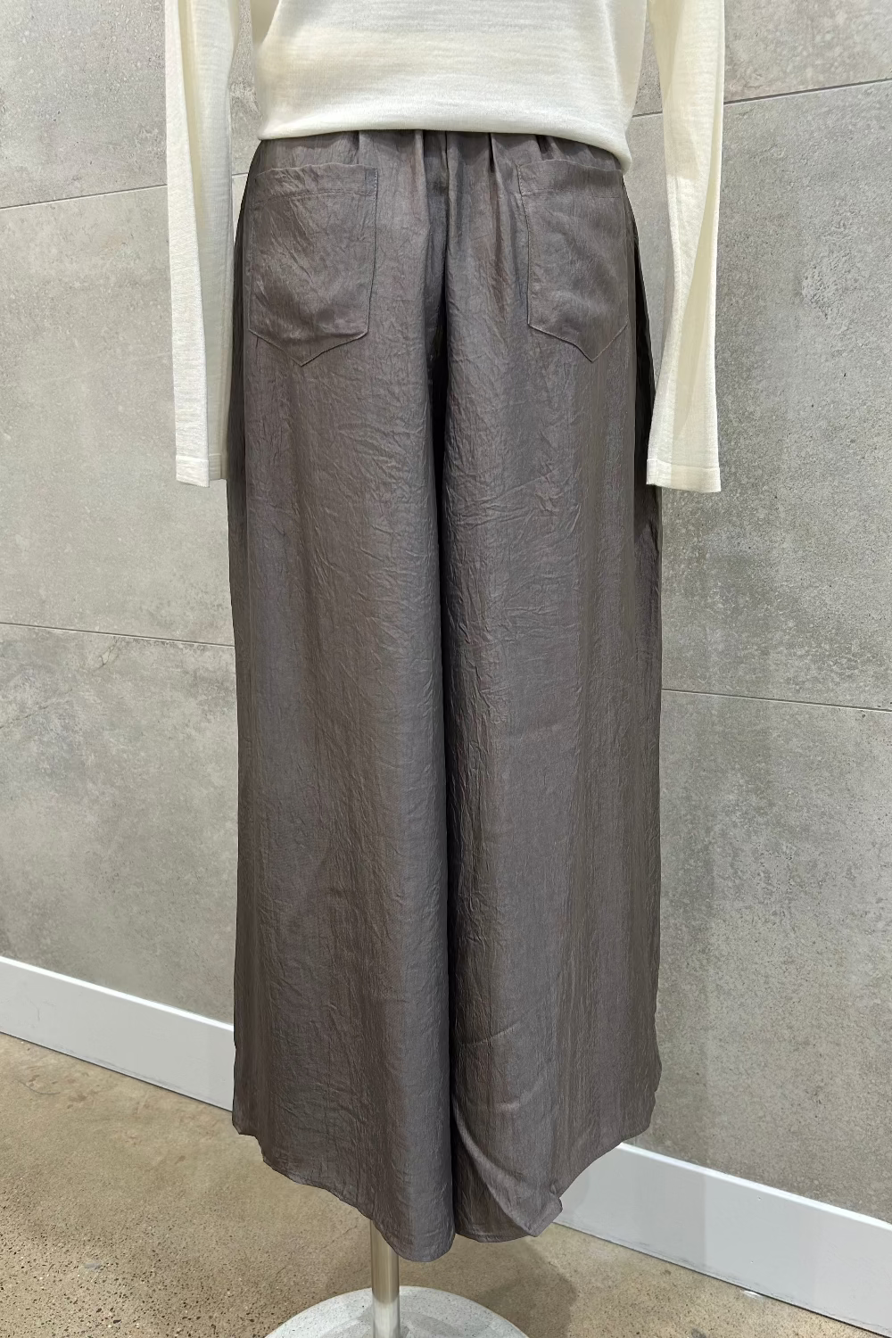 Satin Wide Leg Pants