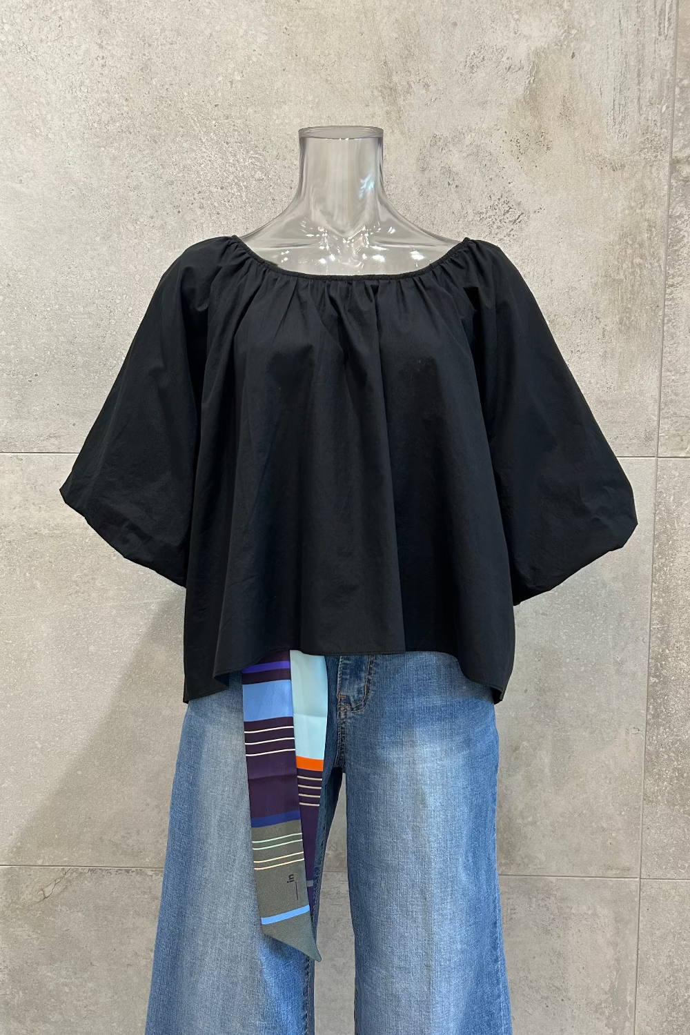 Soft Shirring Blouse