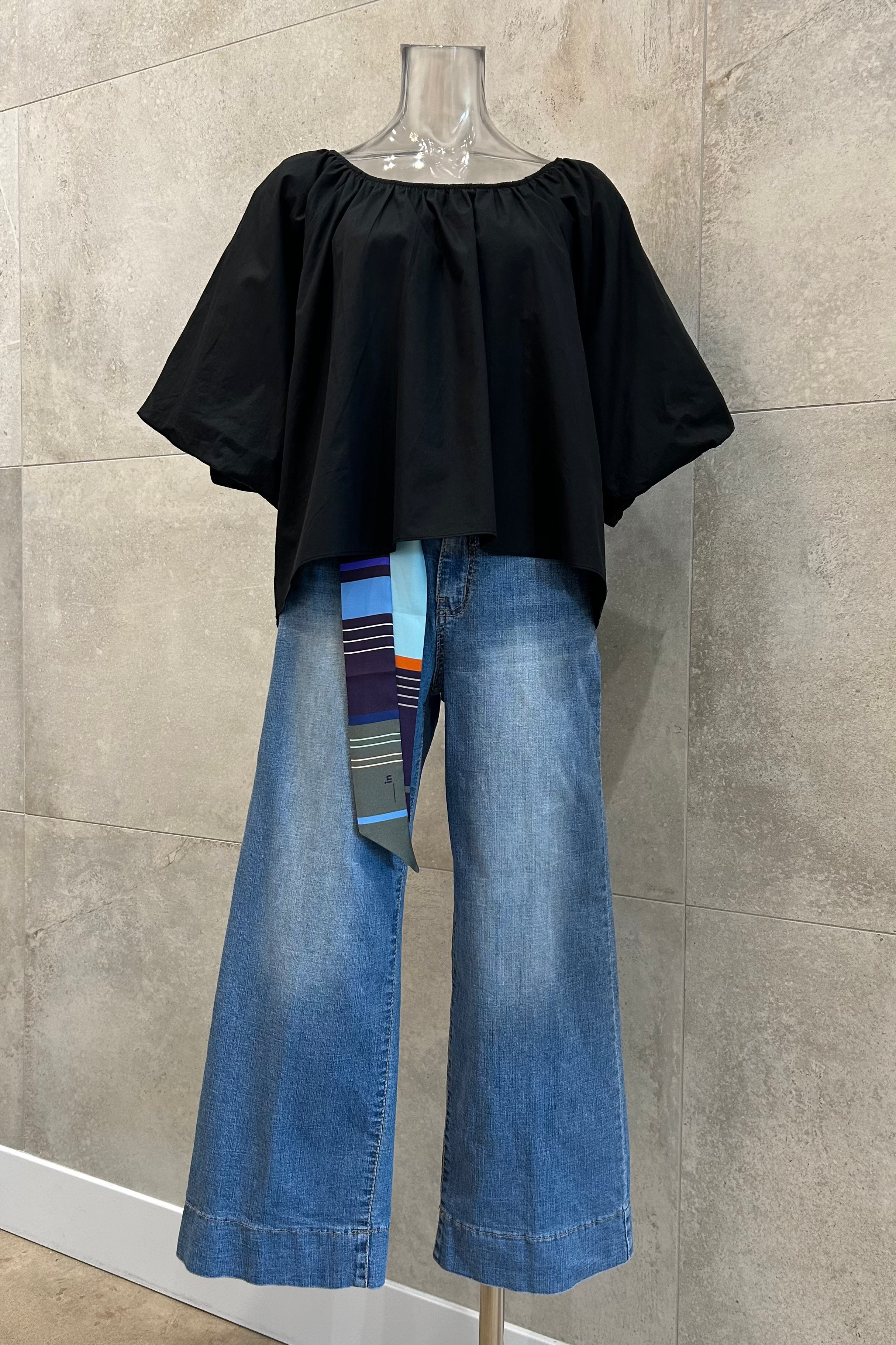 Soft Shirring Blouse