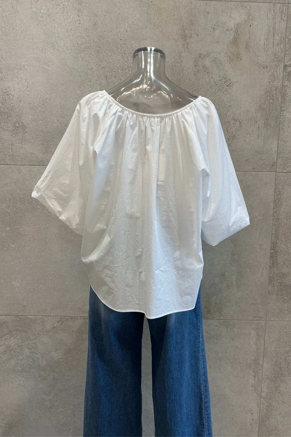 Soft Shirring Blouse