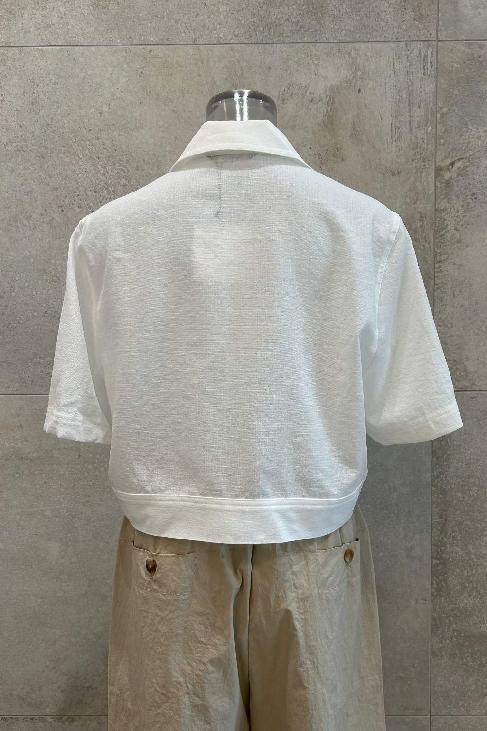 Short Sleeve Crop Jacket