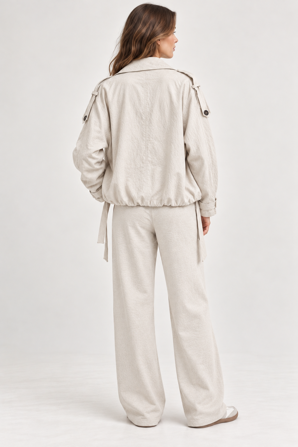 Shawl Collar Trench Jacket