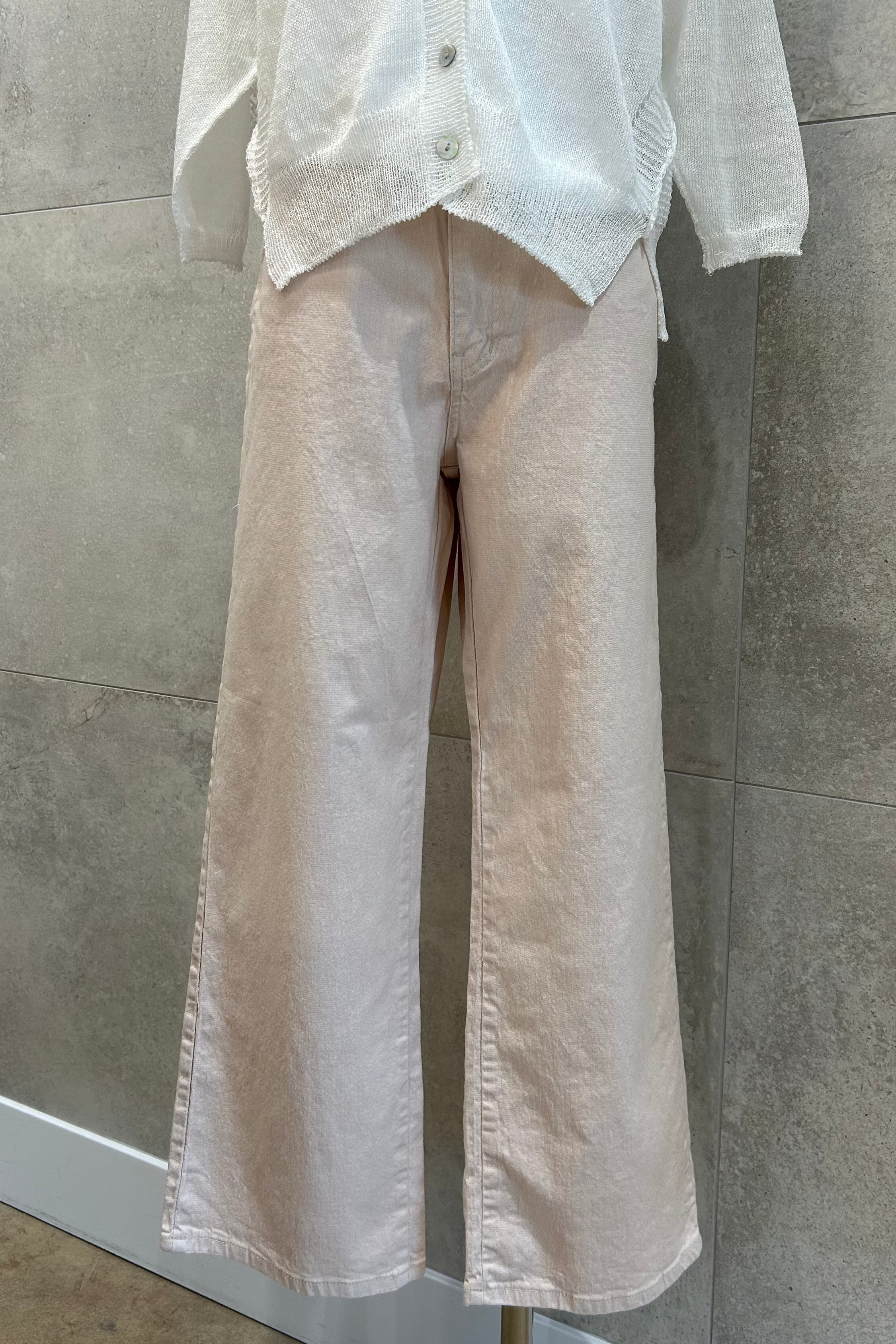 Ara Lightweight Straight Fit Cotton Pants