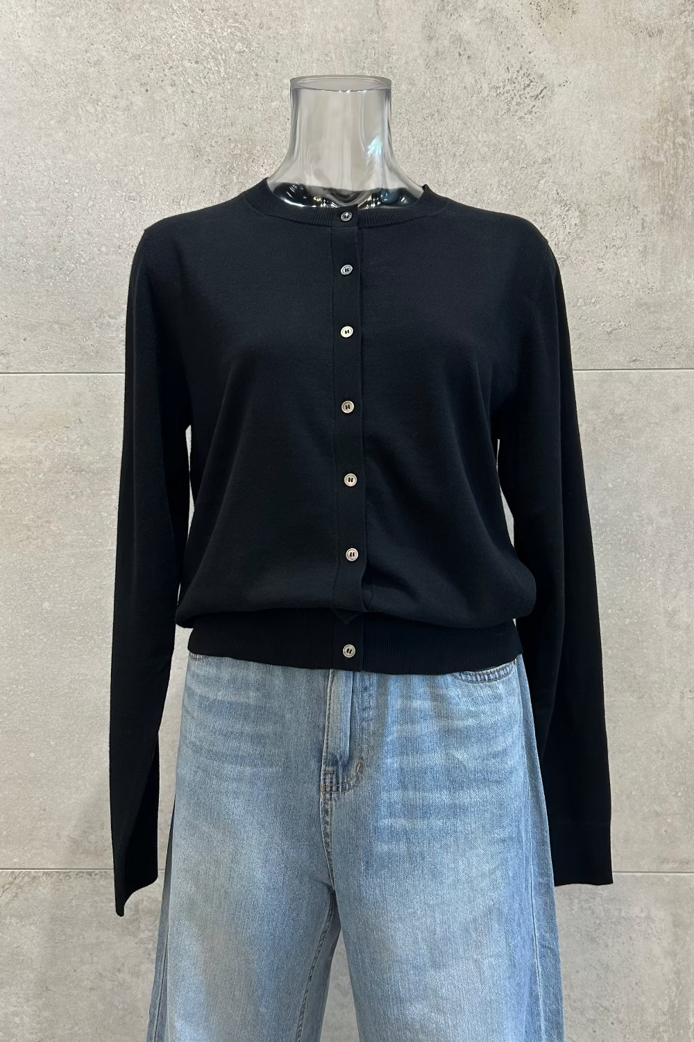 Suvin Cotton Long Sleeve Cardigan