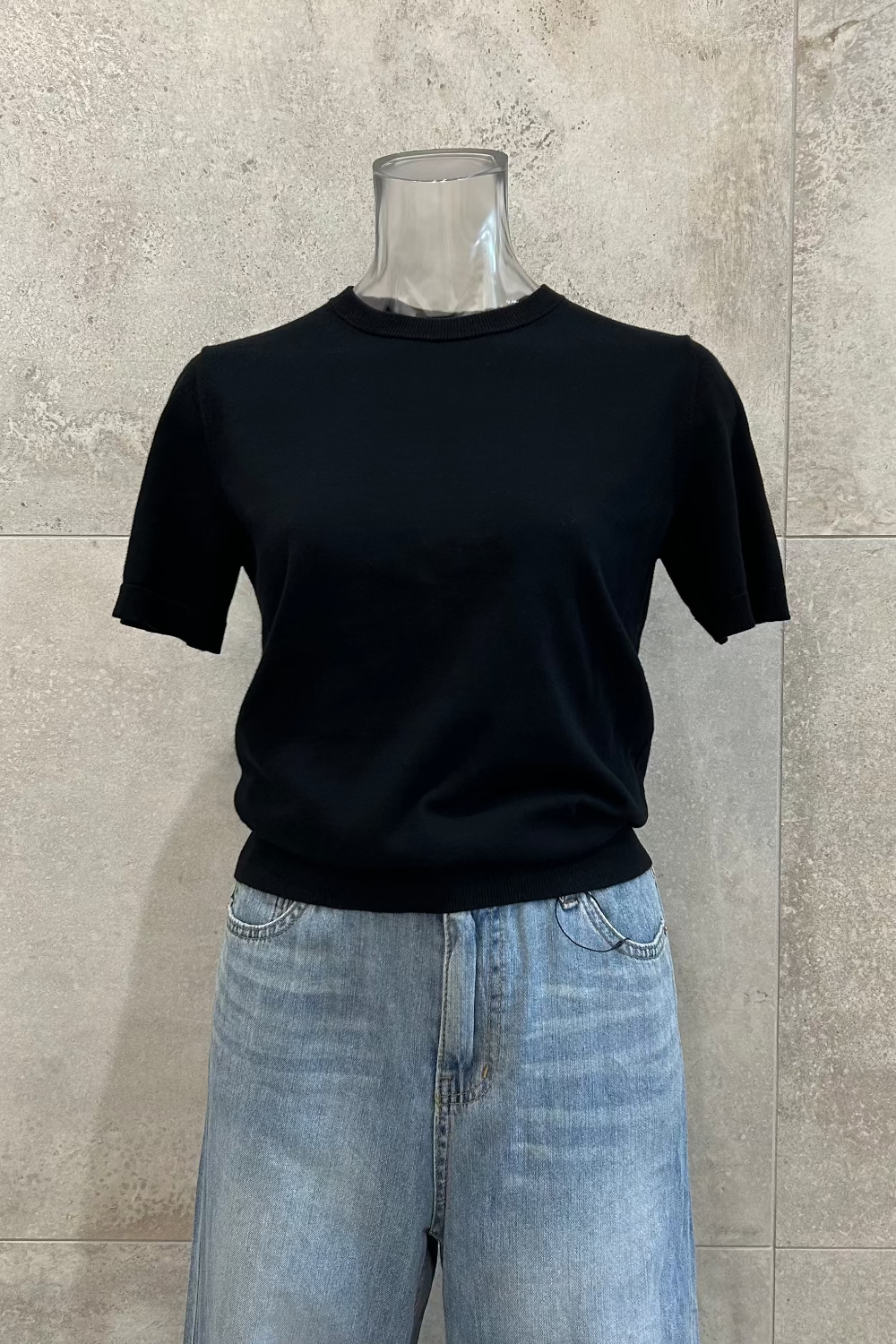 Suvin Cotton Short Sleeve Knit Top