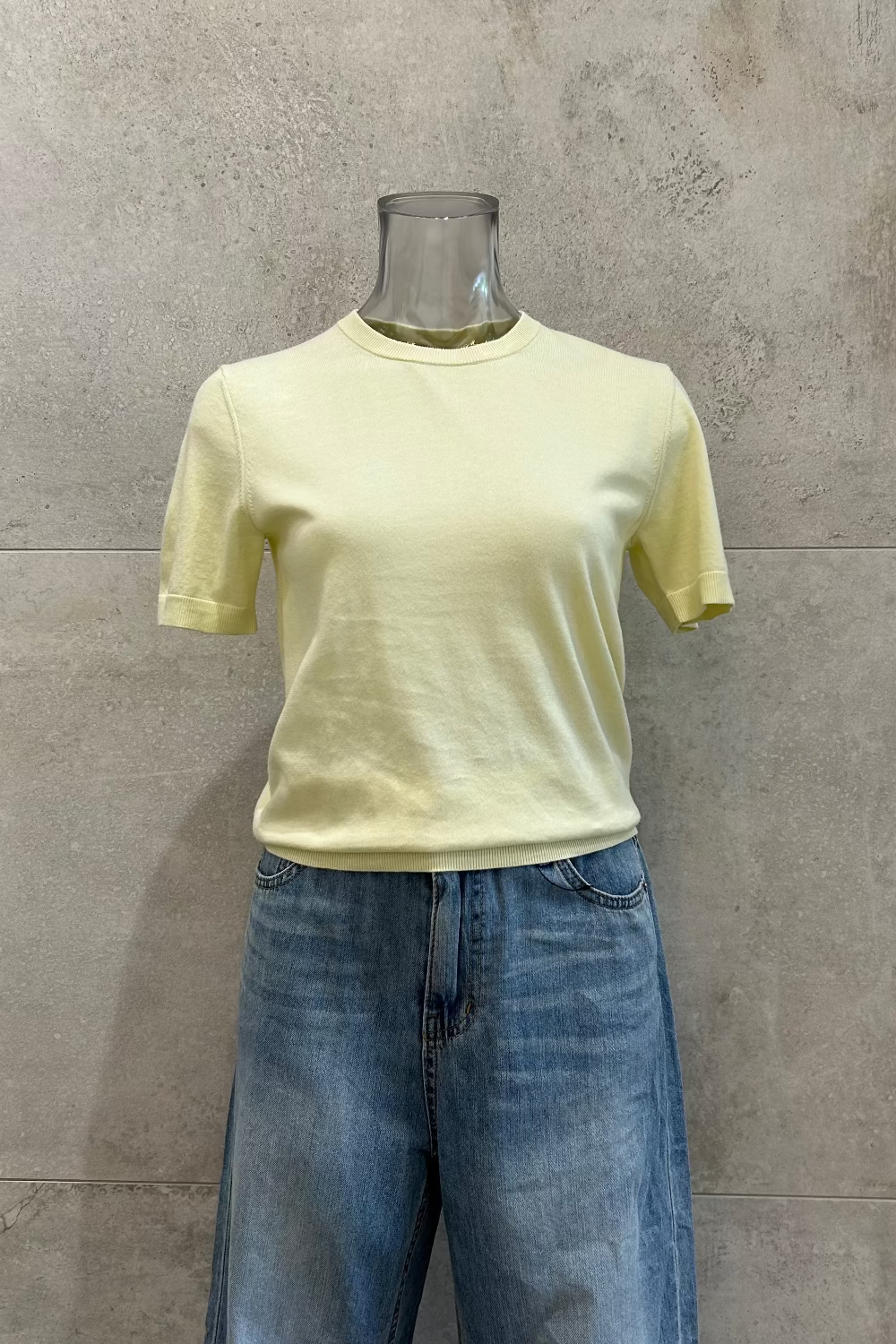Suvin Cotton Short Sleeve Knit Top